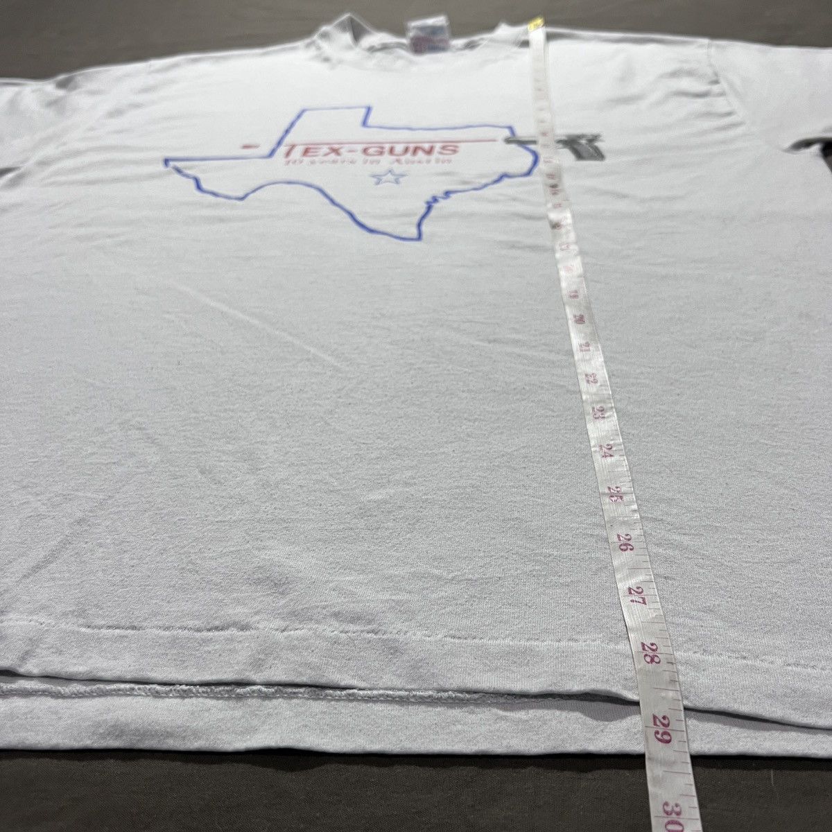 Vintage Vintage 90s TEX - GUNS Promo Tee XL graphic streetwear Size US XL / EU 56 / 4 - 6 Thumbnail
