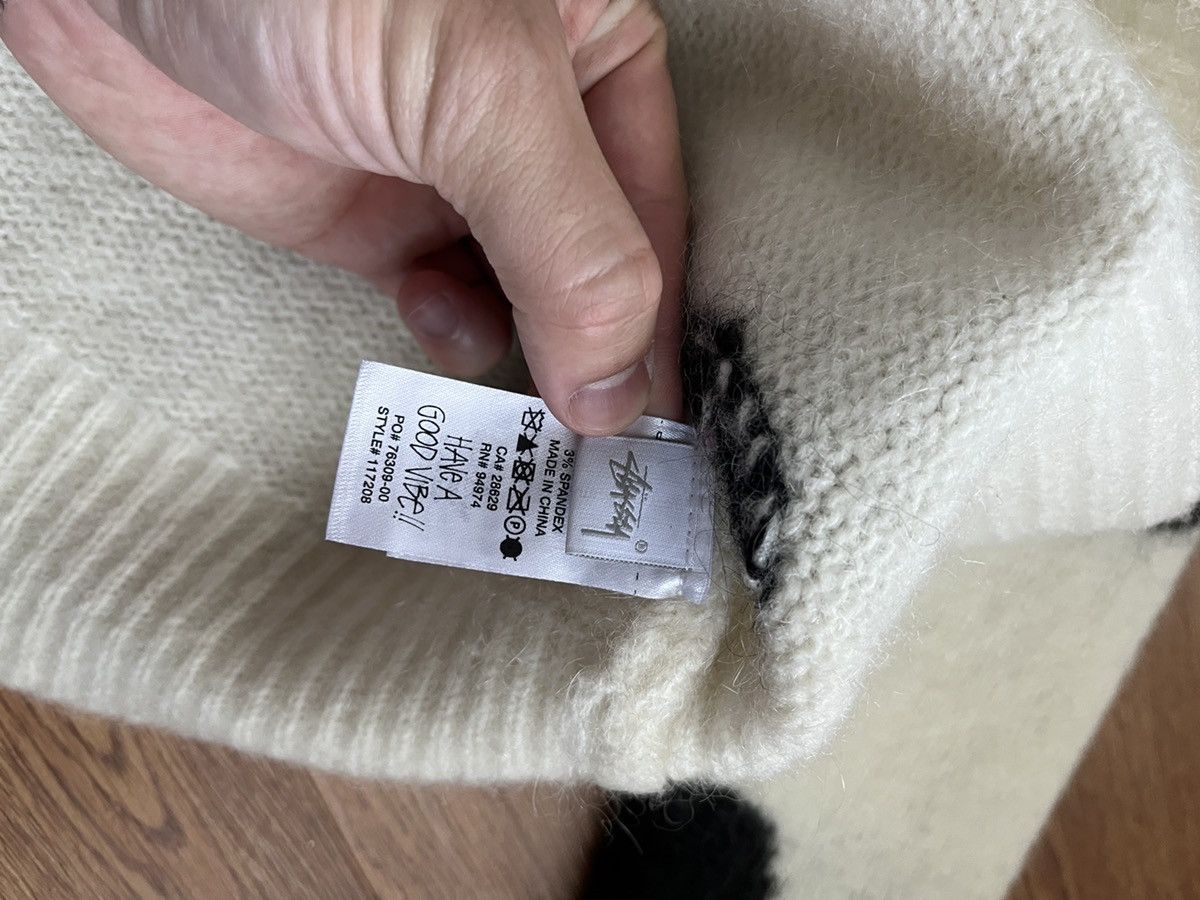 Stussy Stussy Dice Fuzzy Crew Sweater Size US S / EU 44-46 / 1 - 5 Thumbnail