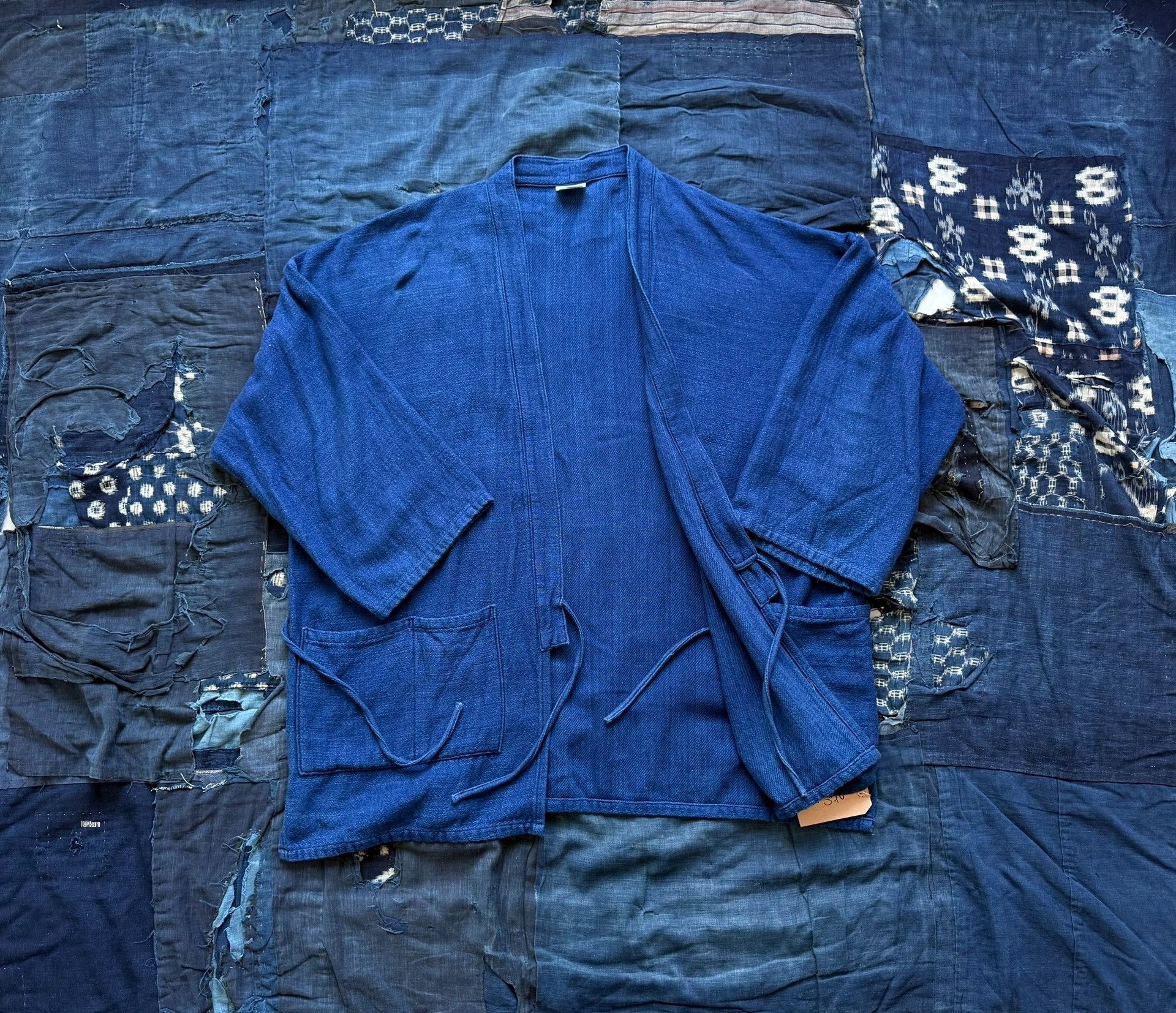 Orslow Orslow Takumi Indigo Dye Robe Cardigan Size US M / EU 48-50 / 2 - 2 Thumbnail