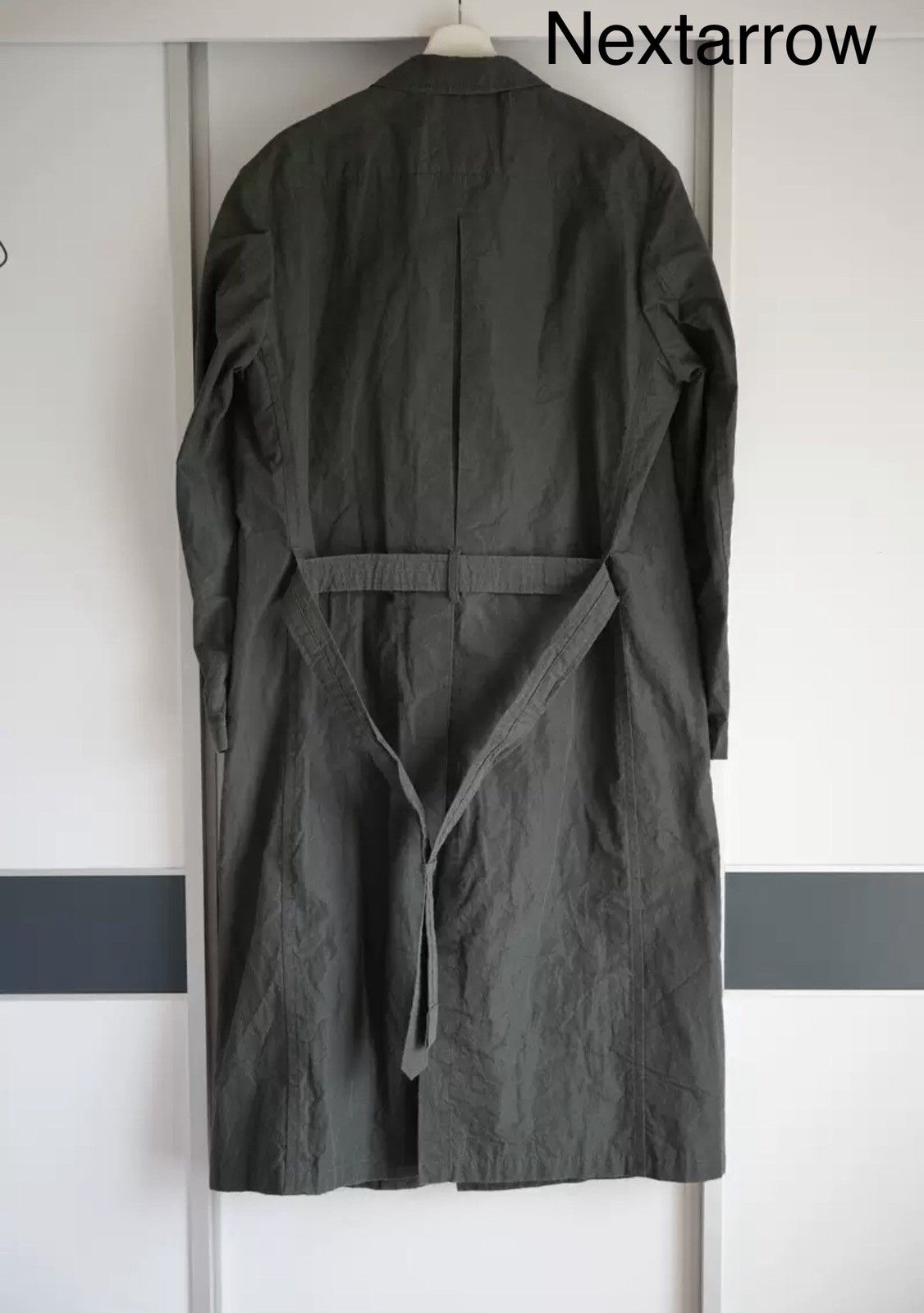 Yohji Yamamoto Yohji Yamamoto 06ss Metal Belt Work Coat 2412-Nextarrow Size US M / EU 48-50 / 2 - 2 Thumbnail