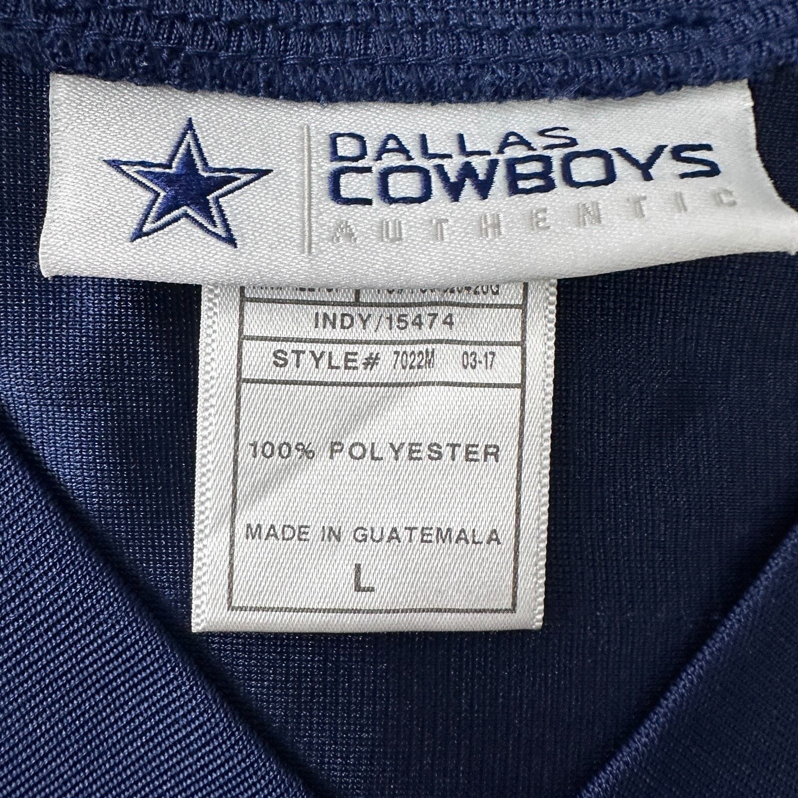 NFL NFL Dallas Cowboys Dak Prescott #4 Jersey Mens L Blue V-Neck Size US L / EU 52-54 / 3 - 6 Thumbnail