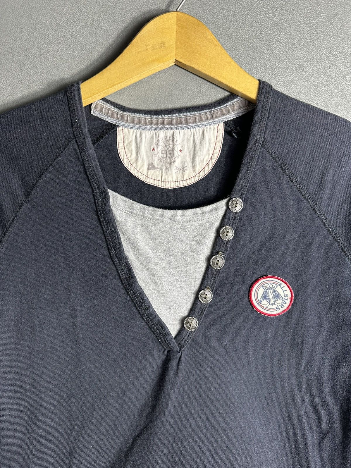 Converse CONVERSE DOUBLE LAYER BUTTON LONG SLEEVE IFSIX LGB STYLE Size US S / EU 44-46 / 1 - 2 Thumbnail