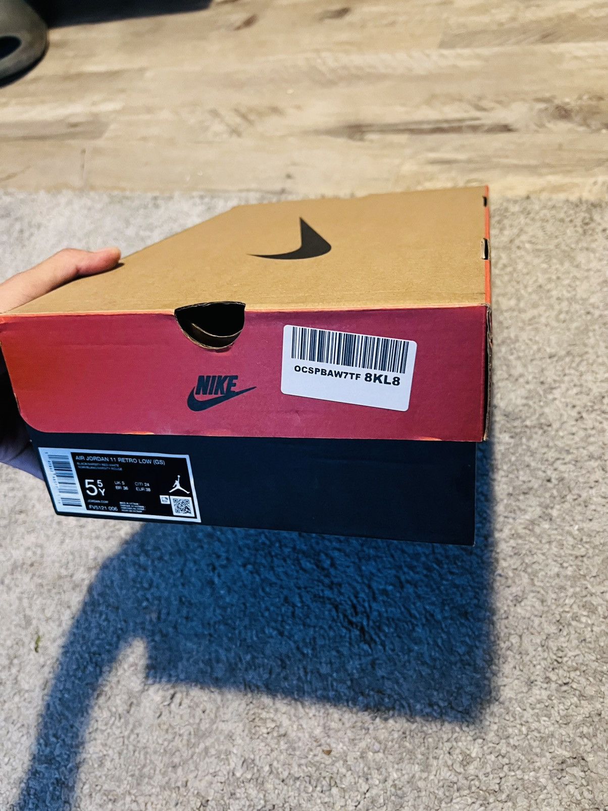 Jordan Brand Jordan 11’s bred (2025) Size US 5.5 / IT 35.5 - 5 Thumbnail
