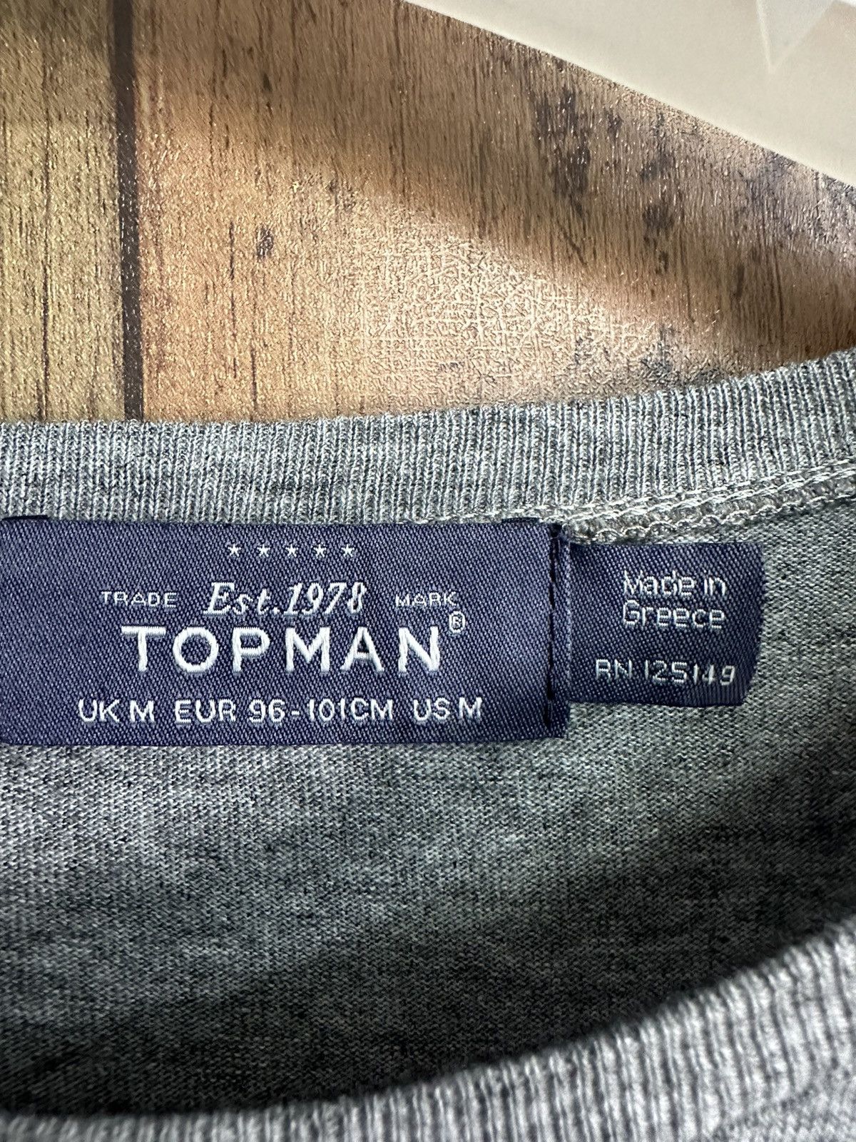 Topman Topman Love Is Blind Tshirt Made in Greece A360 Size US M / EU 48-50 / 2 - 9 Thumbnail