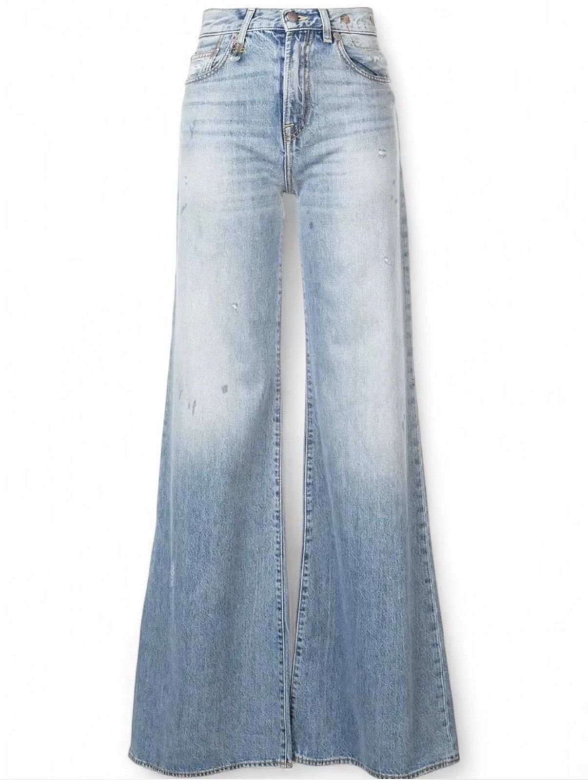 R13 R13 Raegan Wide Leg Jeans Size 27" / US 4 / IT 40 - 1 Thumbnail