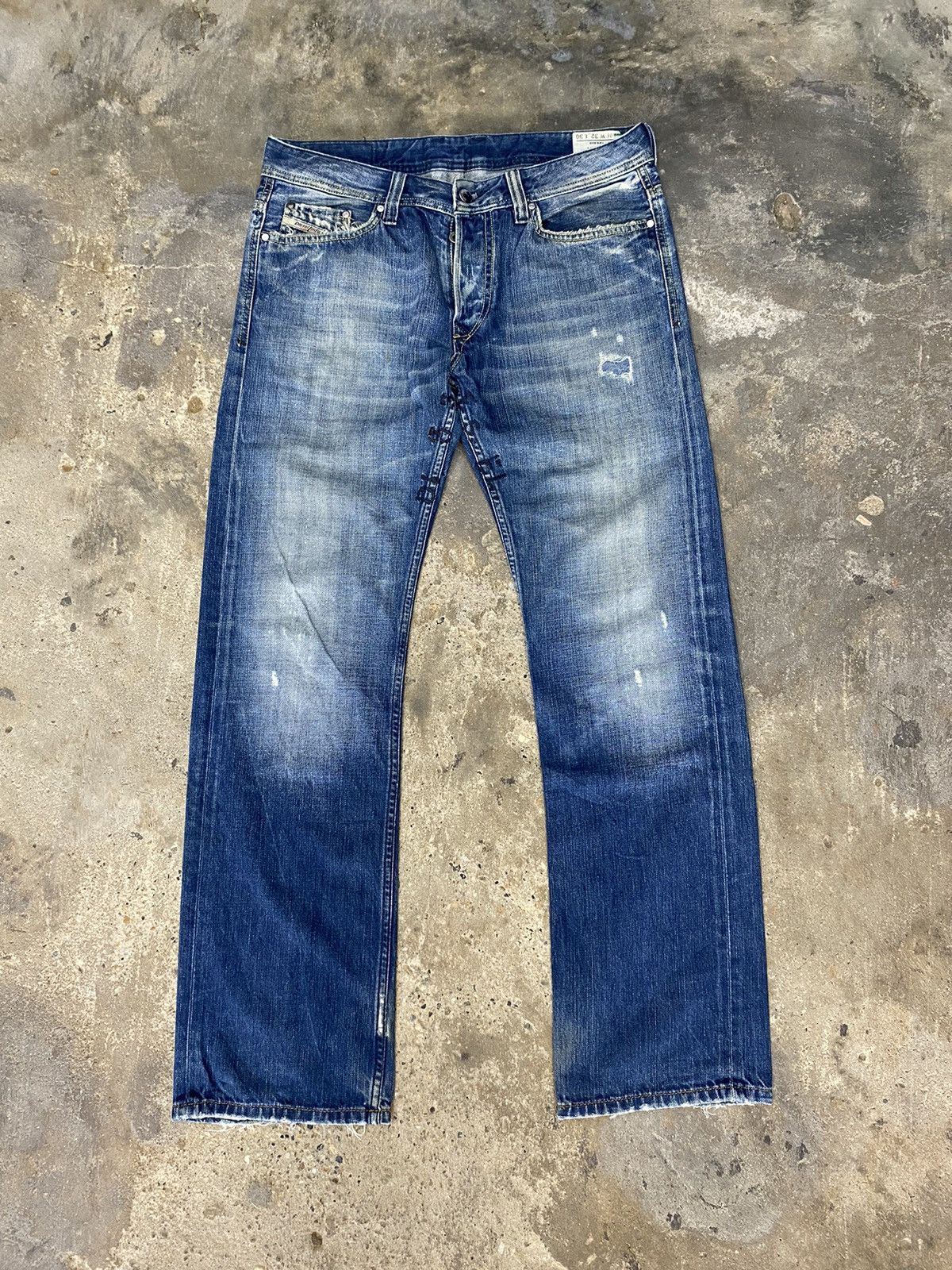 Diesel × Japanese Brand × Vintage Diesel industries blue jeans wash Size US 32 / EU 48 - 1 Thumbnail