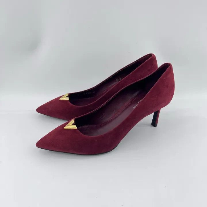 Louis Vuitton Louis Vuitton Red Pointed Toe Heels -2508 Size US 6 / IT 36 - 1 Thumbnail