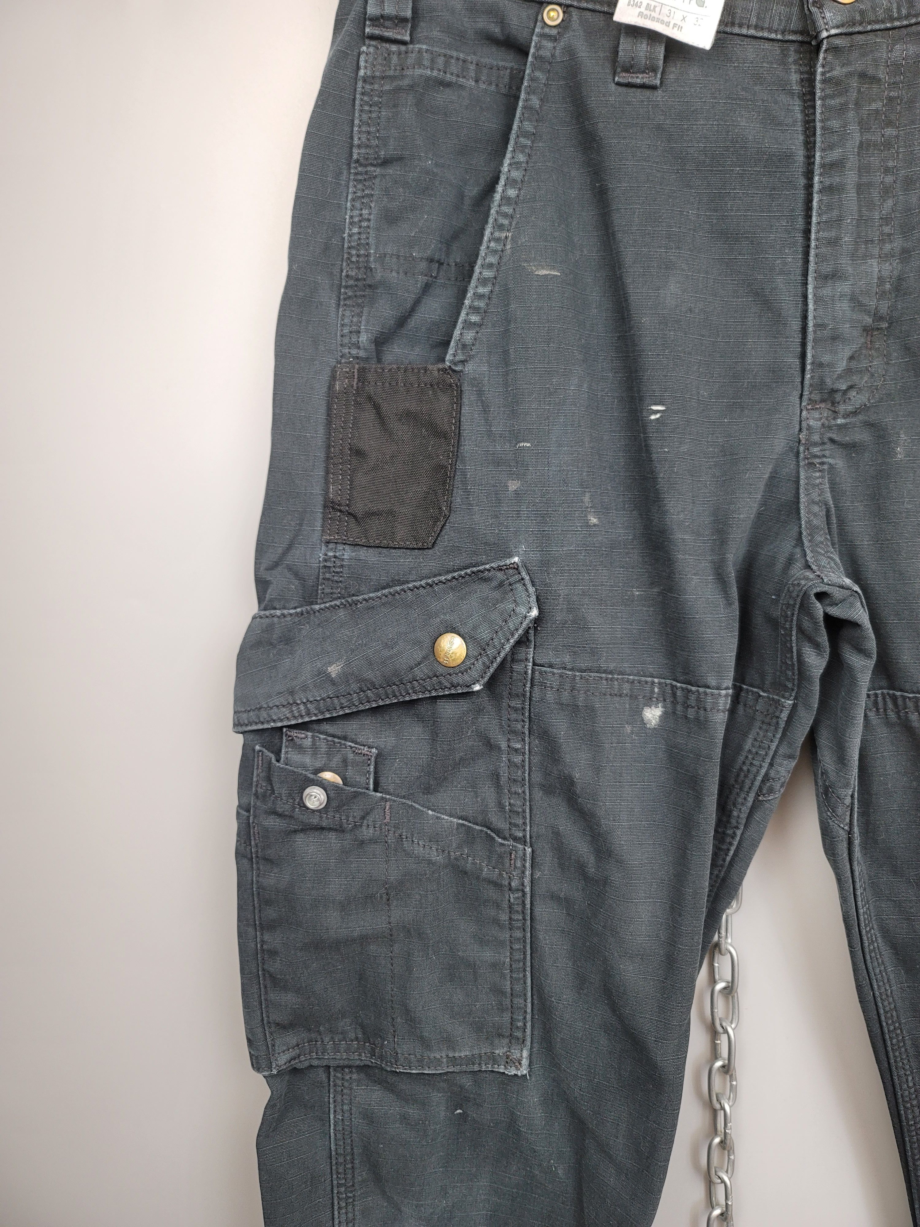 Carhartt Vintage Carhartt Cargo Multupocket Work Pants W 31 L 32 Size US 31 - 4 Thumbnail