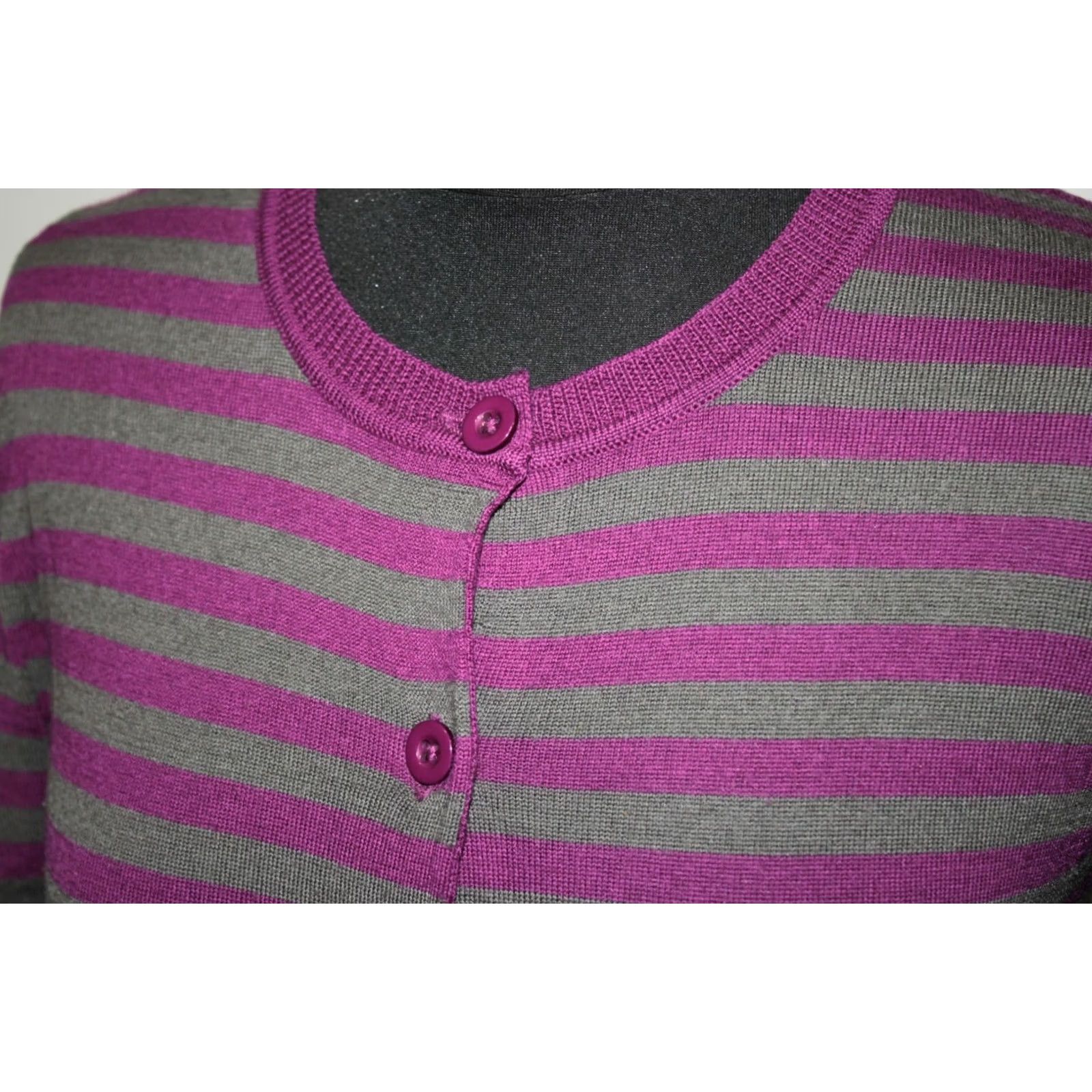 Marimekko Marimekko Cardigan Jumper Womens Wool Size S Multicolour 100% Wool Round Neck Vintage 60s-90s? Size S / US 4 / IT 40 - 2 Thumbnail