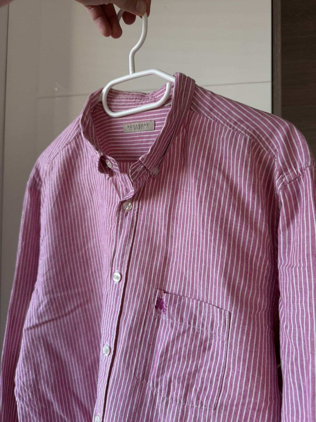 Burberry ‼️Archival Burberry OldMoney Premium Luxury Cell Logo Shirt‼️ Size US XL / EU 56 / 4 - 3 Thumbnail