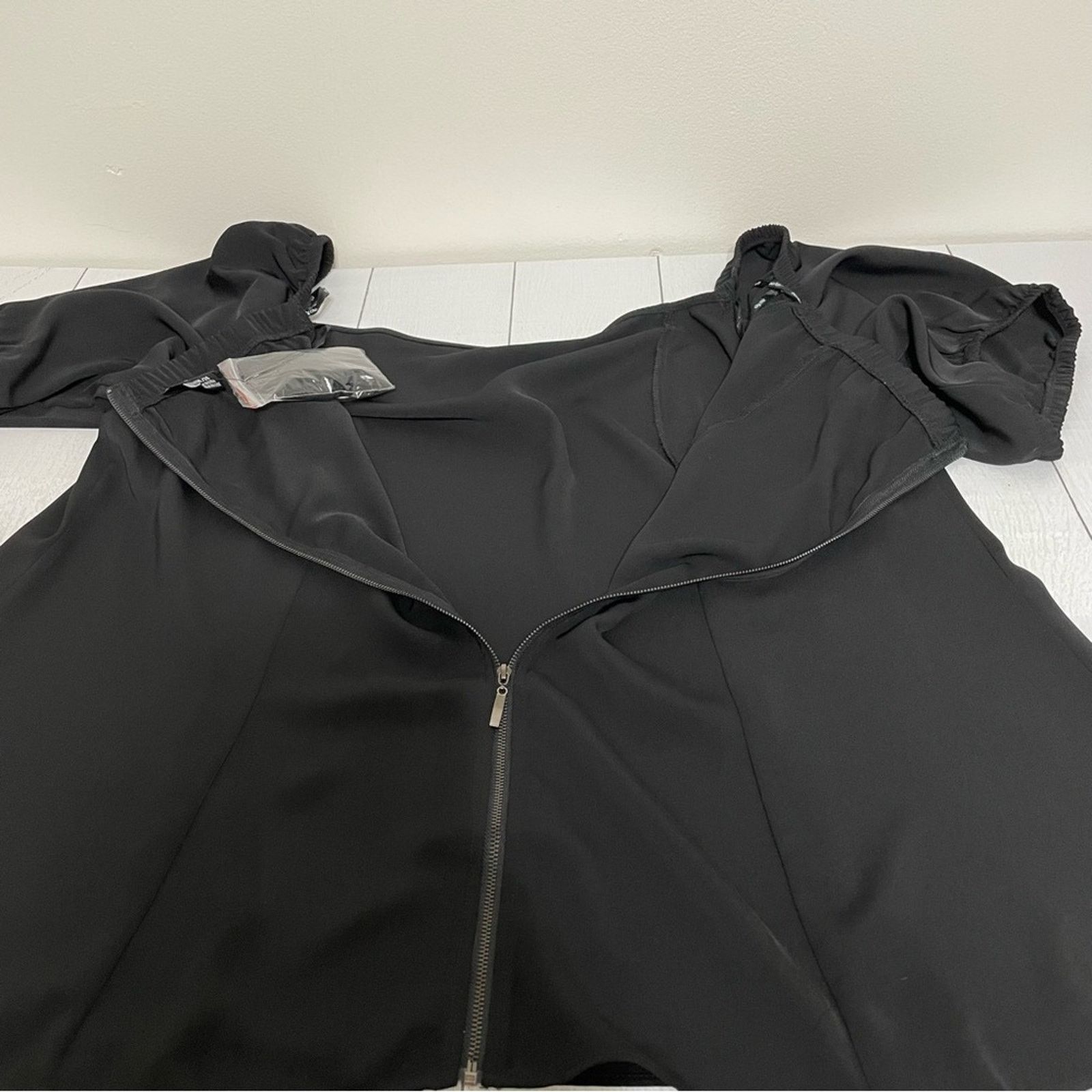 Other City Chic Black Off Shoulder Blouse Puff Sleeves XXL 24 NWT Size 4XL / US 24-26 - 9 Thumbnail