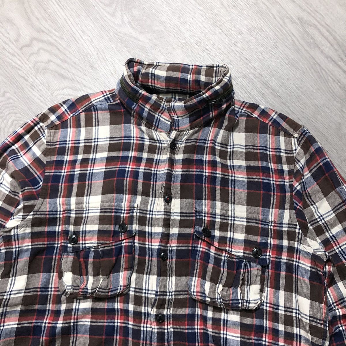 PPFM 2000s PPFM The Dessert Fox Flanel Button Up Shirt Hoodie Size US M / EU 48-50 / 2 - 10 Thumbnail
