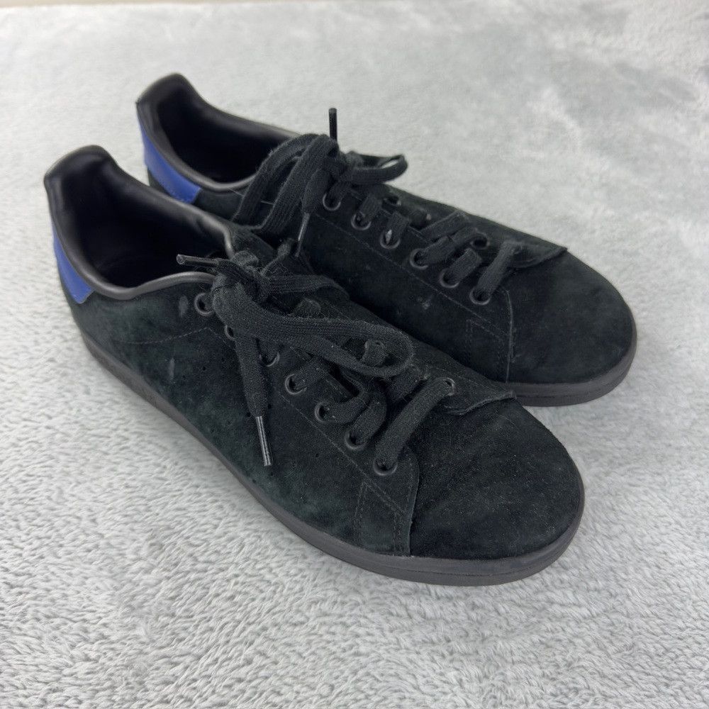 Adidas Adidas Original Stan Smith Black and Blue Men's Sneakers S Size US 8 / EU 41 - 1 Thumbnail