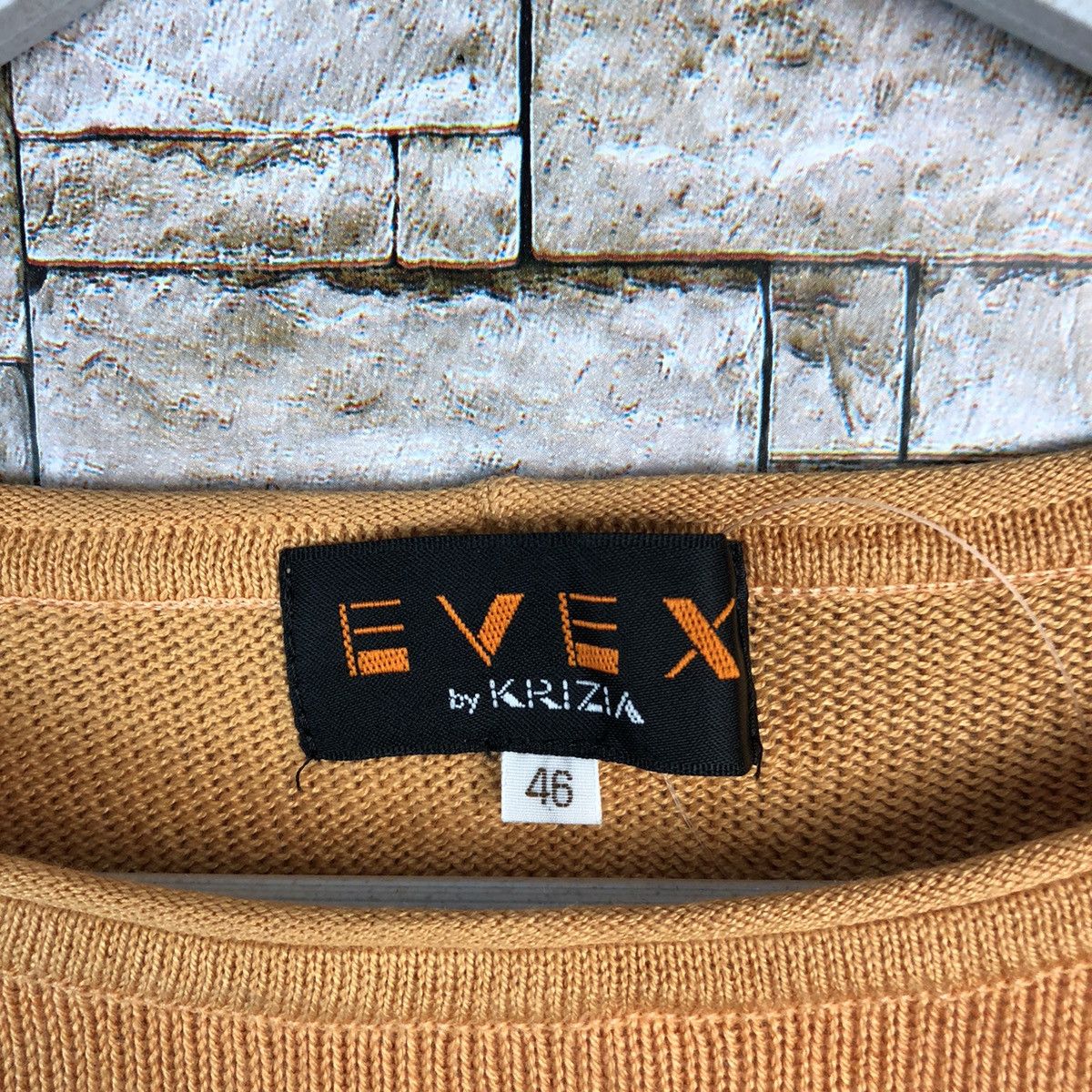 Japanese Brand × Vintage Evex big elephant Orange Knitwear #A1185 Size L / US 10 / IT 46 - 10 Thumbnail