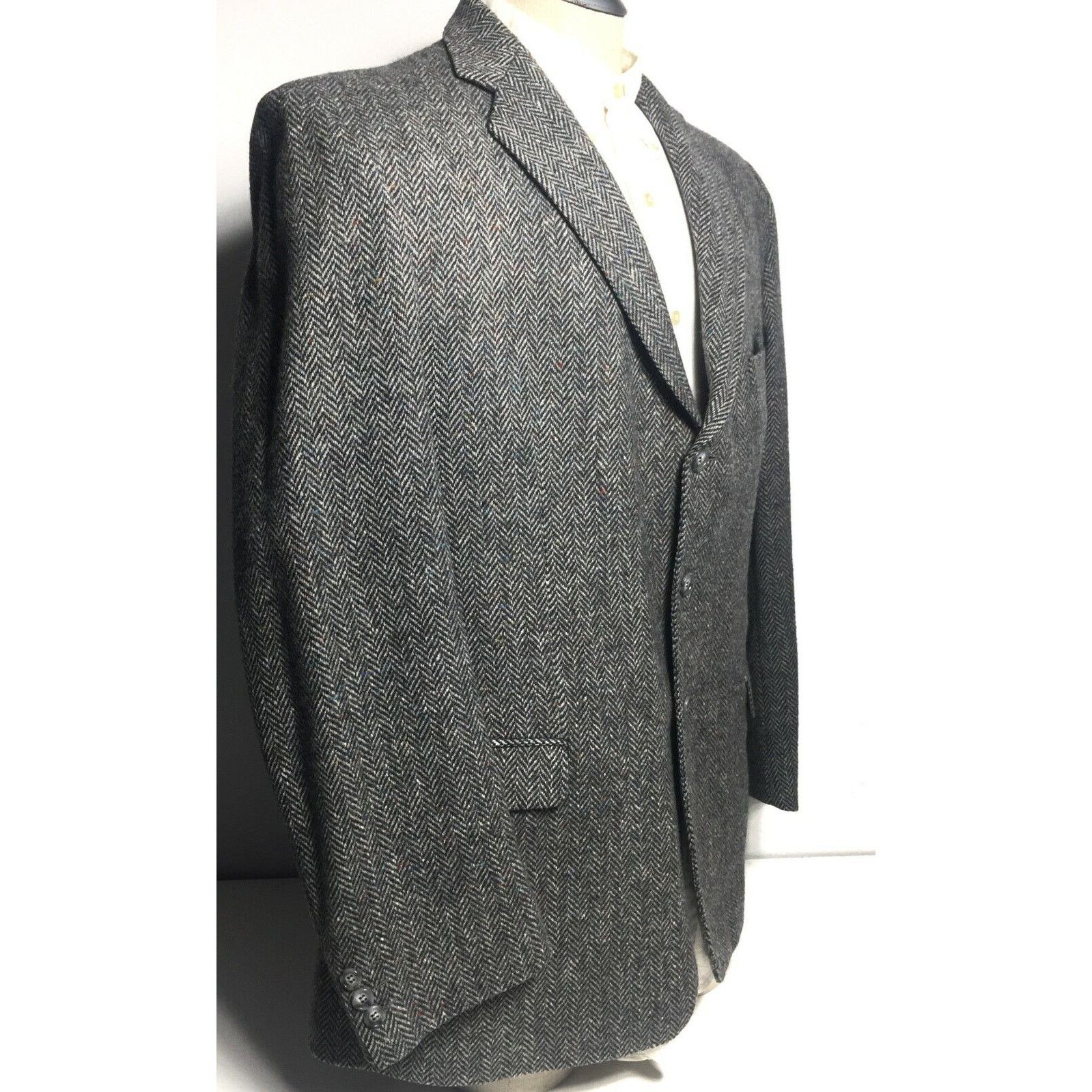 Magee Magee Mens Donegal Tweed Wool Blazer Coat Suit Jacket Sz 41R Size US XS / EU 42 / 0 - 1 Thumbnail