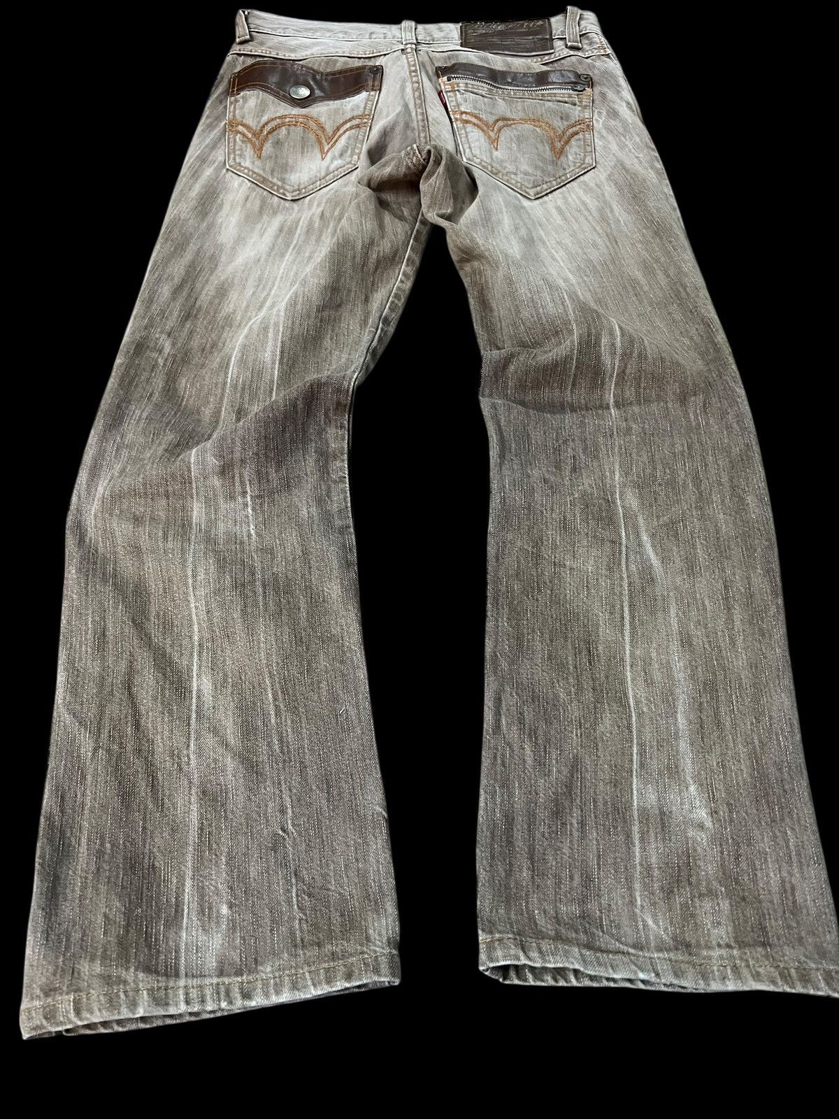 If Six Was Nine Vintage Edwin 503 Blue Trip Mud Wash Jean Size US 30 / EU 46 - 2 Thumbnail