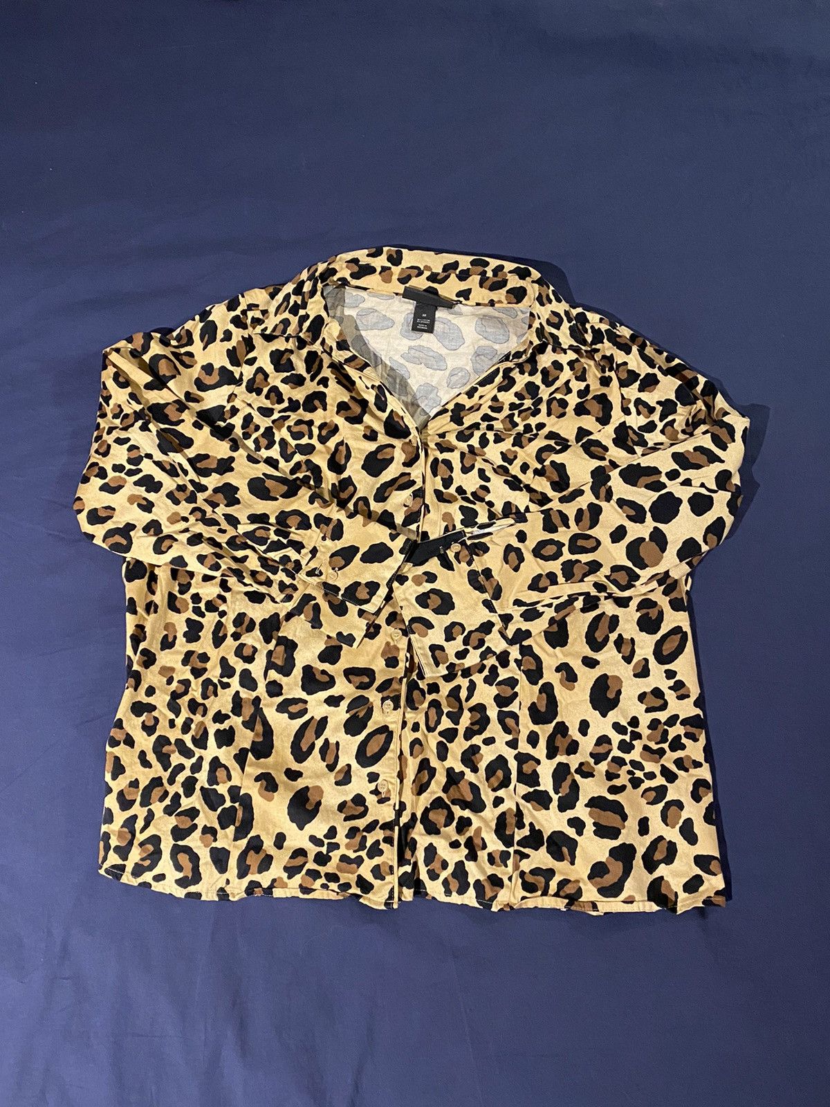 Vintage Cheetah Print Button Up Size US L / EU 52-54 / 3 - 1 Thumbnail