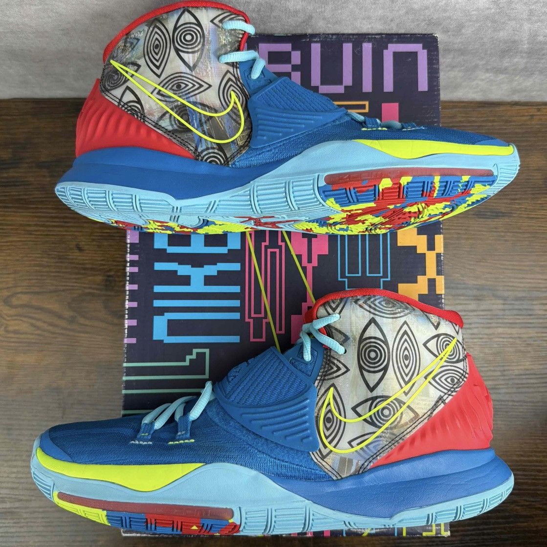 Nike Nike Kyrie 6 Preheat New York Size 11 CN9839-401 Multicolor Size US 11 / EU 44 - 3 Thumbnail