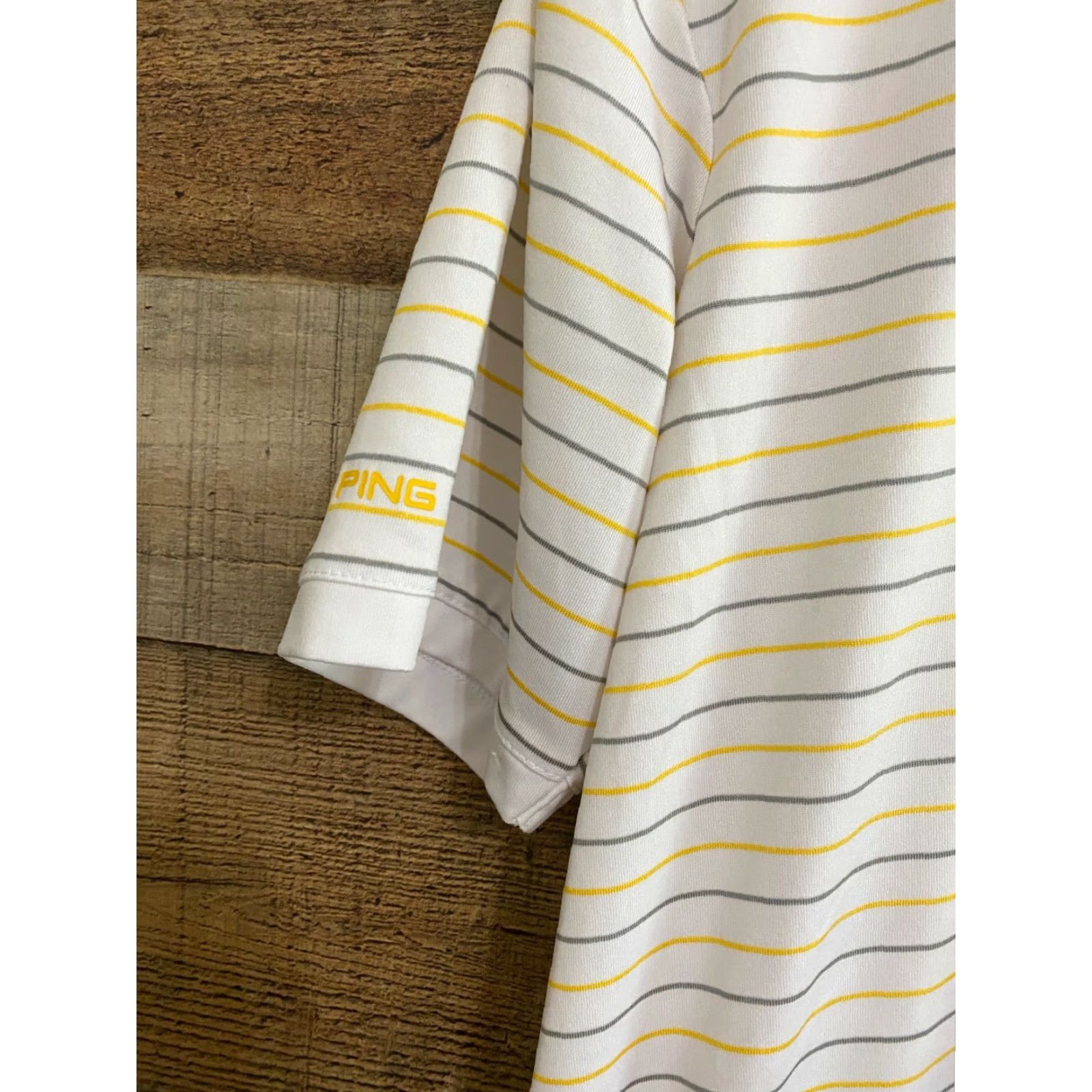 Vintage Ping Sensorcool Polo Shirt Mens L White Short Sleeve Quick Dry Stretch Golf Size US L / EU 52-54 / 3 - 2 Thumbnail