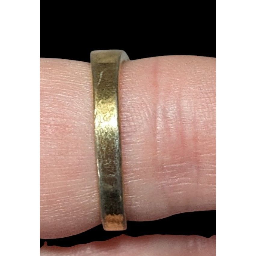 Other Vintage Glam Art Deco Style Gemmed Gold Plated Ring Size ONE SIZE - 6 Thumbnail