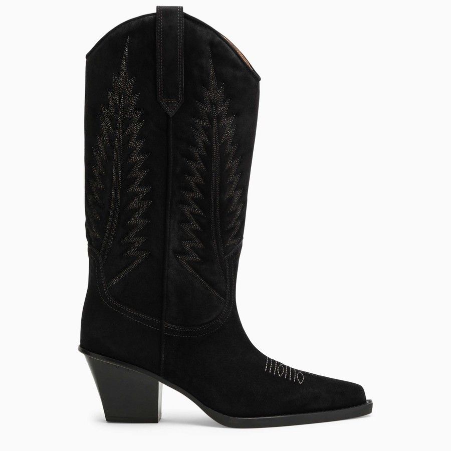 Paris Texas o1d2blof0924 Leather Boots in Black Size US 11 / IT 41 - 1 Thumbnail