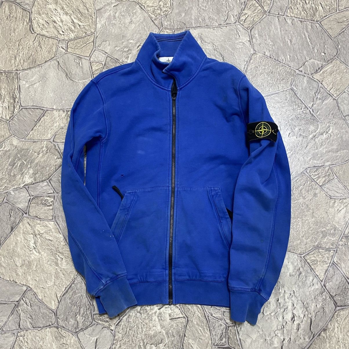 Stone Island Stone Island Full Zip Sweater Blue Size US L / EU 52-54 / 3 - 1 Thumbnail