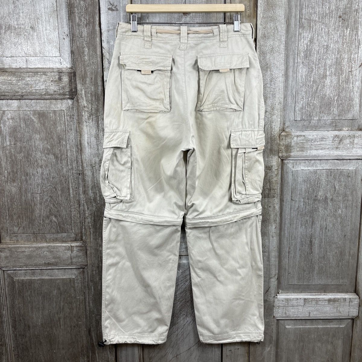Vintage Vintage NY Baseball Faded Baggy Cargo Pants Size US 32 / EU 48 - 2 Thumbnail