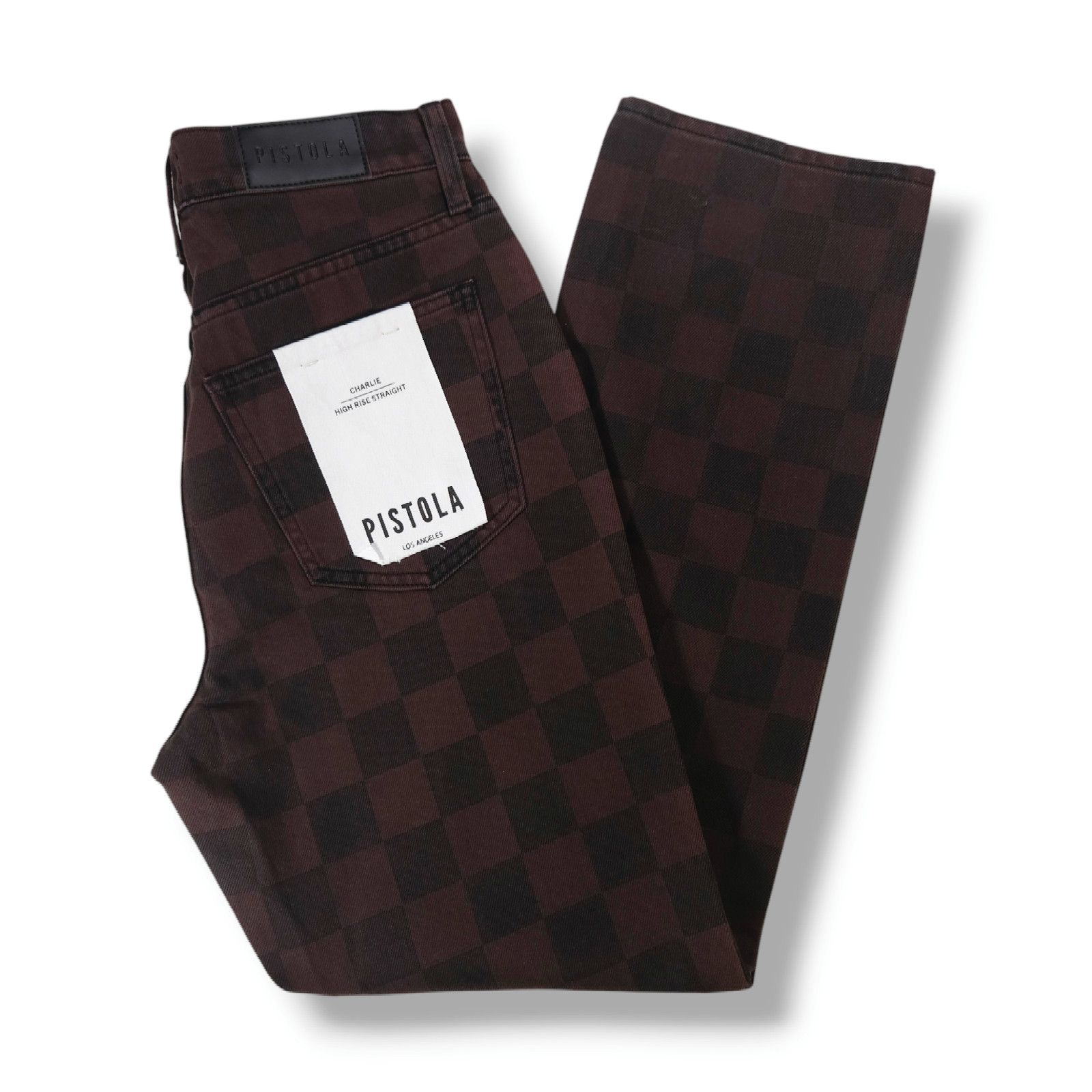Pistola Pistola Charlie Button Fly High Rise Straight Ankle Jeans 26 Size 26" / US 2 / IT 38 - 2 Thumbnail
