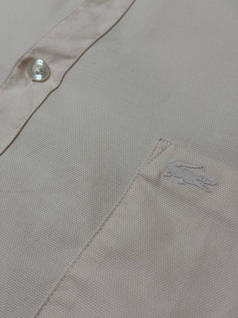 Lacoste Men's classic pink long-sleeved shirt Lacoste Size 46/XXL Size US XXL / EU 58 / 5 - 7 Thumbnail