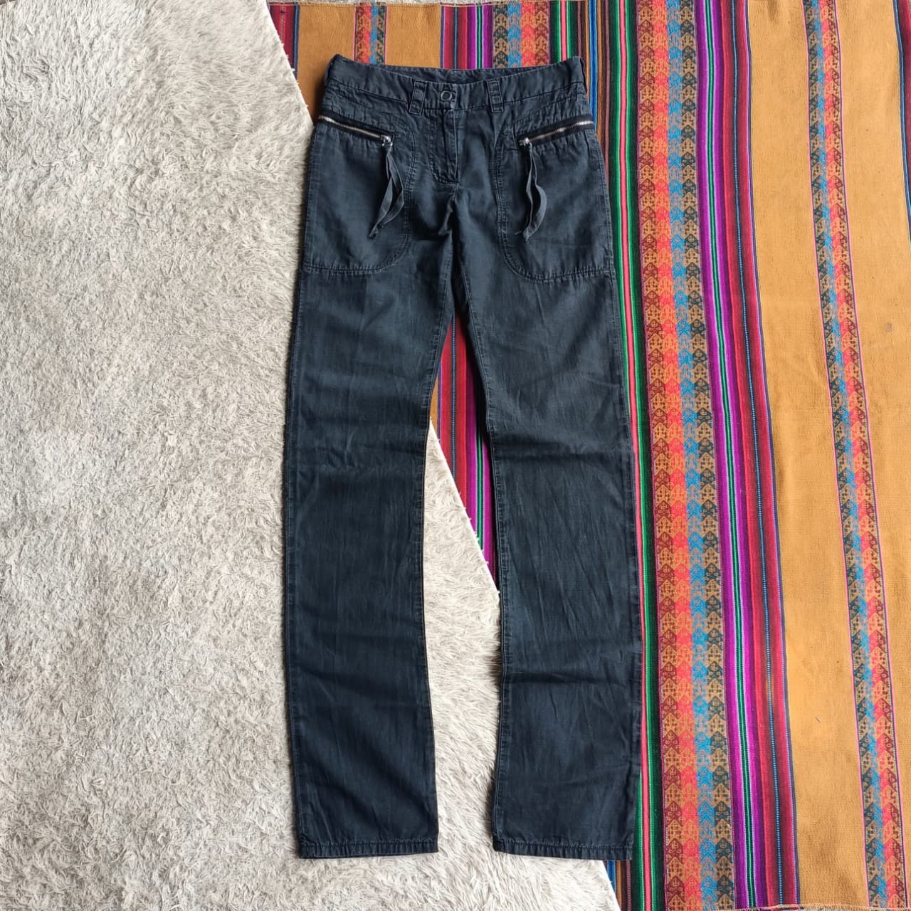 Maison Margiela MM6 big pocket zipper pats Size US 29 - 1 Thumbnail