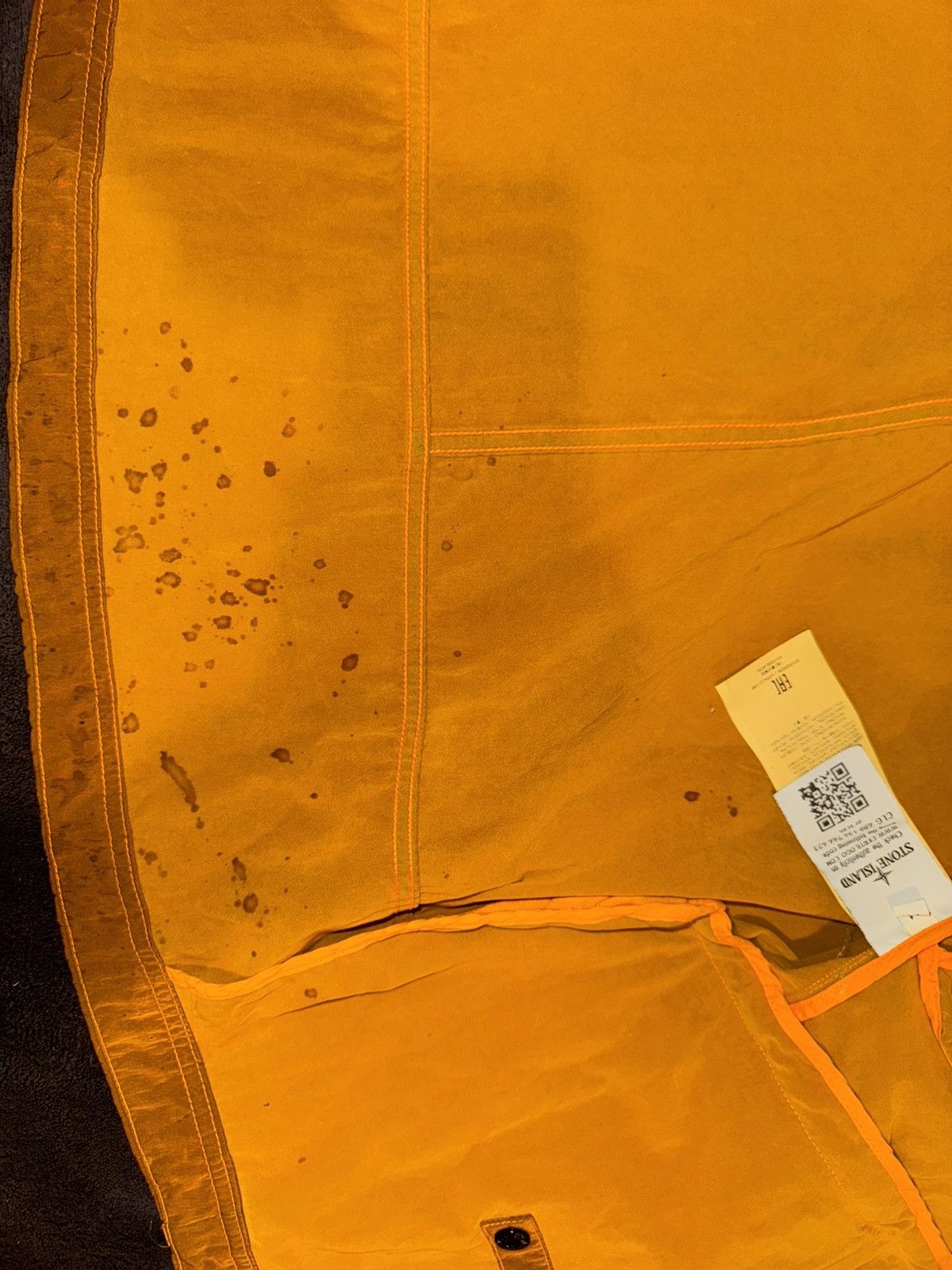 Stone Island Rare Stone Island Orange Nylon Metal Flock Jacket Size US M / EU 48-50 / 2 - 6 Thumbnail