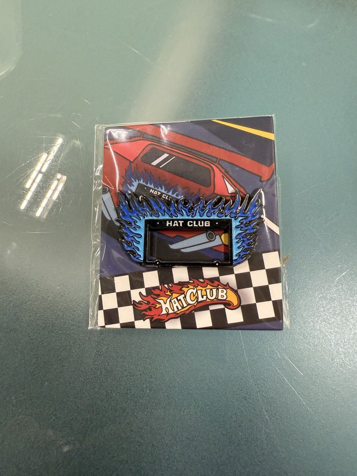 Hat Club Hat Club Exclusive Hot Wheels License Plate Pin Rare New Size ONE SIZE - 1 Thumbnail