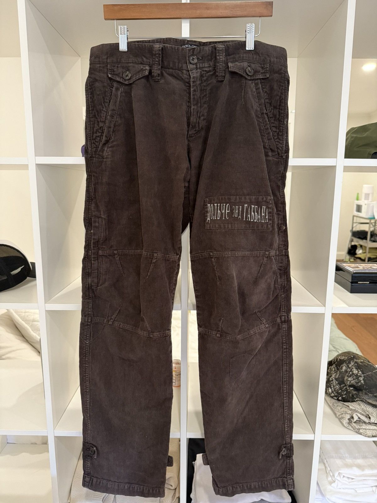 Dolce & Gabbana FW2003 Dolce & Gabbana Cyrillic Logo Flight Cargo Size US 34 / EU 50 - 1 Thumbnail
