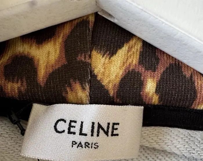 Celine Celine leopard hoodie Size US XL / EU 56 / 4 - 7 Thumbnail