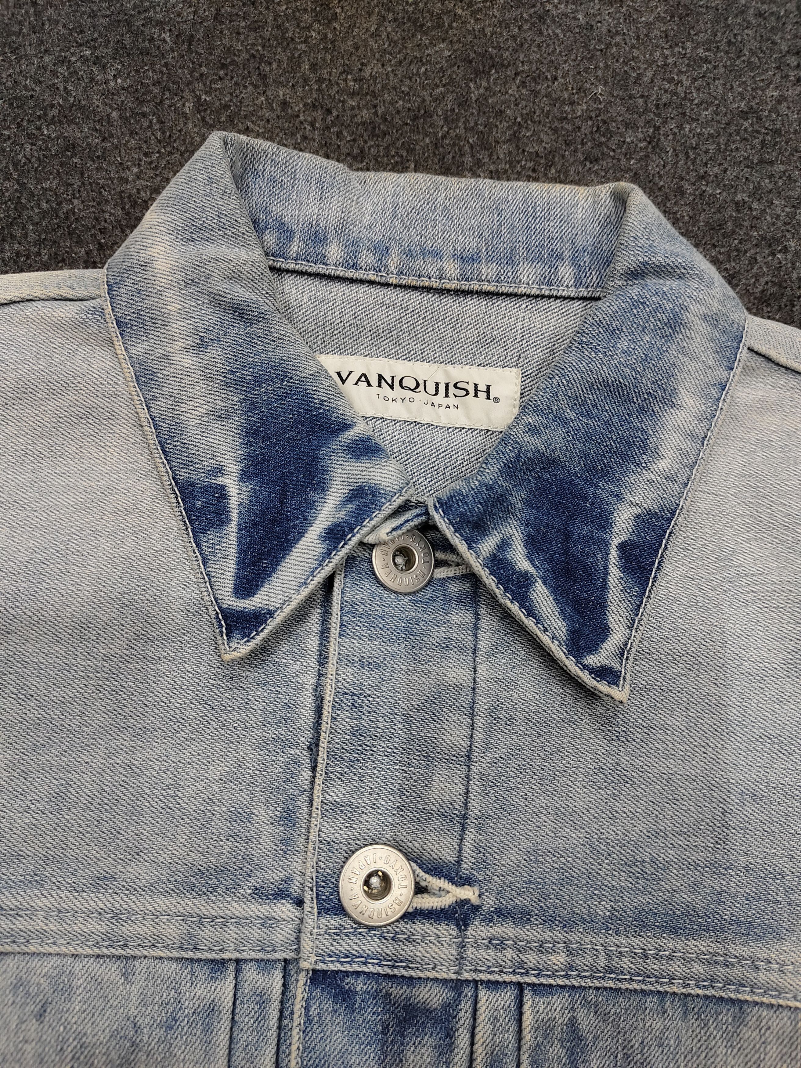 Vanquish Vanquish- Washed Type 2 Worker Denim Jacket Size US S / EU 44-46 / 1 - 4 Thumbnail