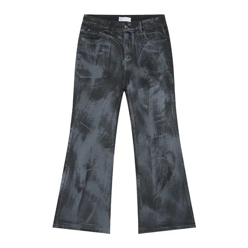 Japanese Brand Retro loose high street flared jeans Size US 32 / EU 48 - 4 Thumbnail