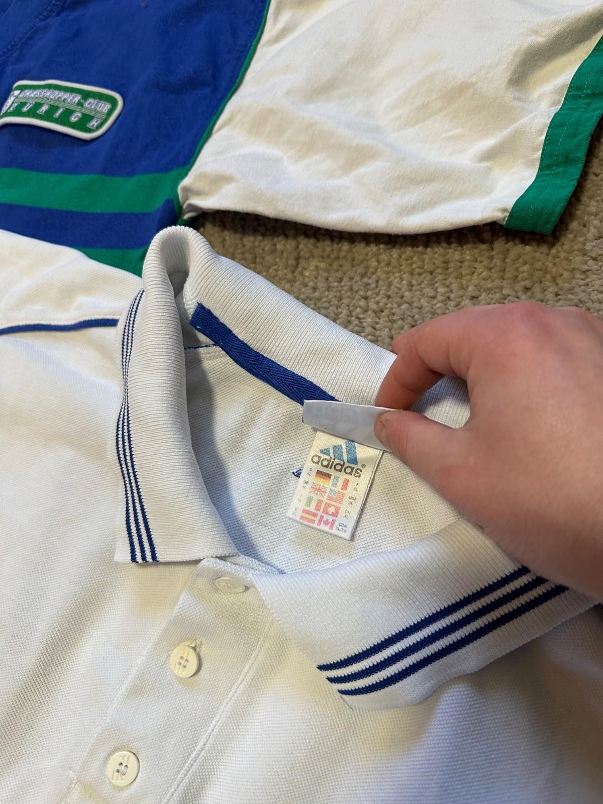 Adidas Vintage Glasshopper Club Zurich Football Polo Shirt Sz XL Size US XL / EU 56 / 4 - 5 Thumbnail