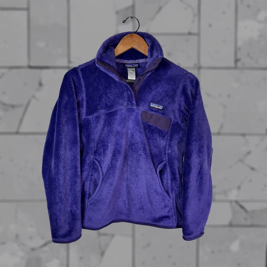 Patagonia VTG Patagonia Fleece Pullover Sweatshirt Sweater Purple XS Women’s T-Snap Size XS / US 0-2 / IT 36-38 - 1 Thumbnail