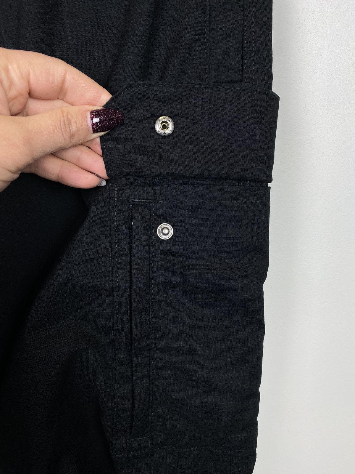 H&M H&M Avant Garde Cargo Nylon Pants Y2K Military Streetwear Size US 30 / EU 46 - 14 Thumbnail