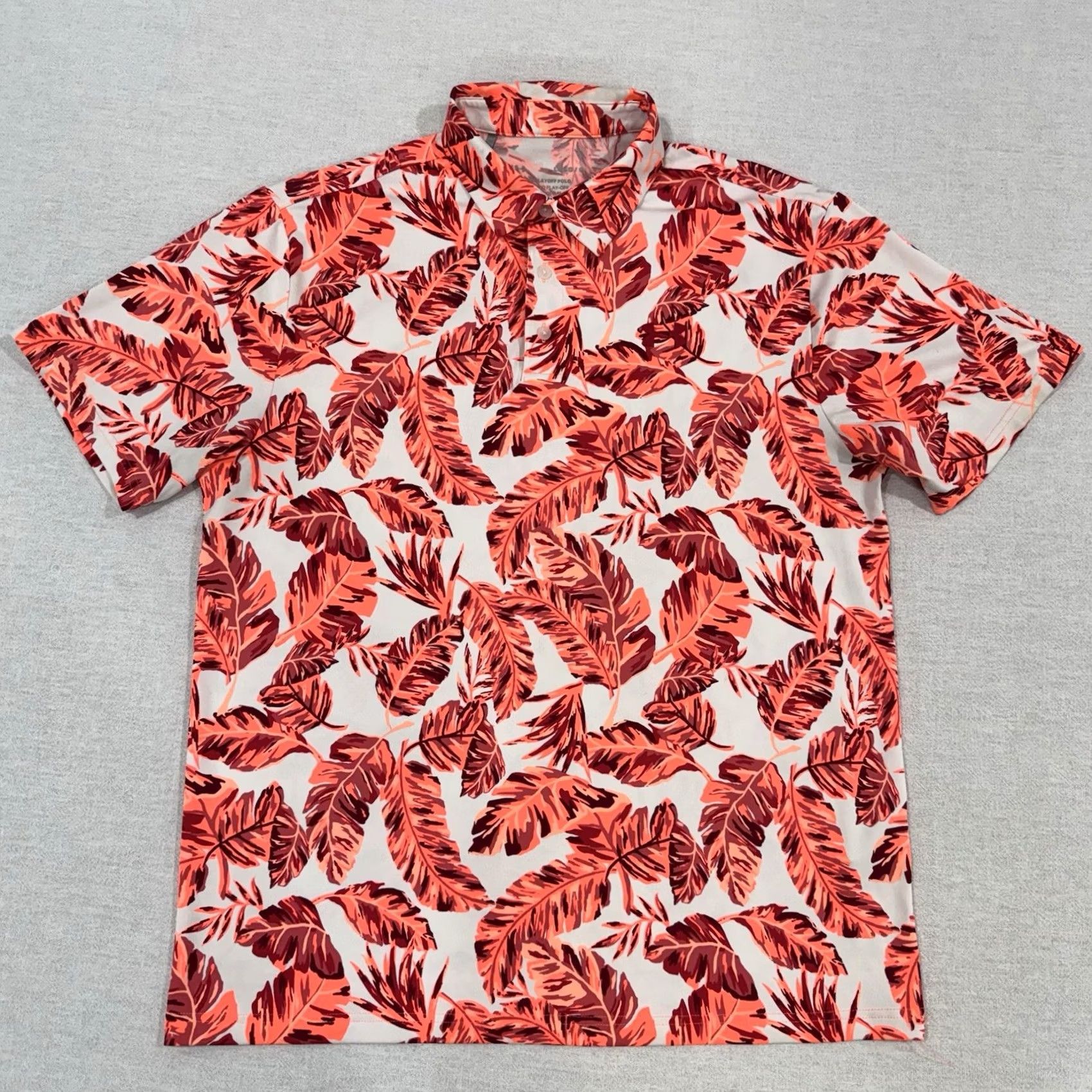 Under Armour Under Armour Polo Shirt Men’s Large Palm Beach All Over Print Geometric Palm Beach Multicolor Embroidered Logo Polo Shirt Mens L Size US L / EU 52-54 / 3 - 3 Thumbnail