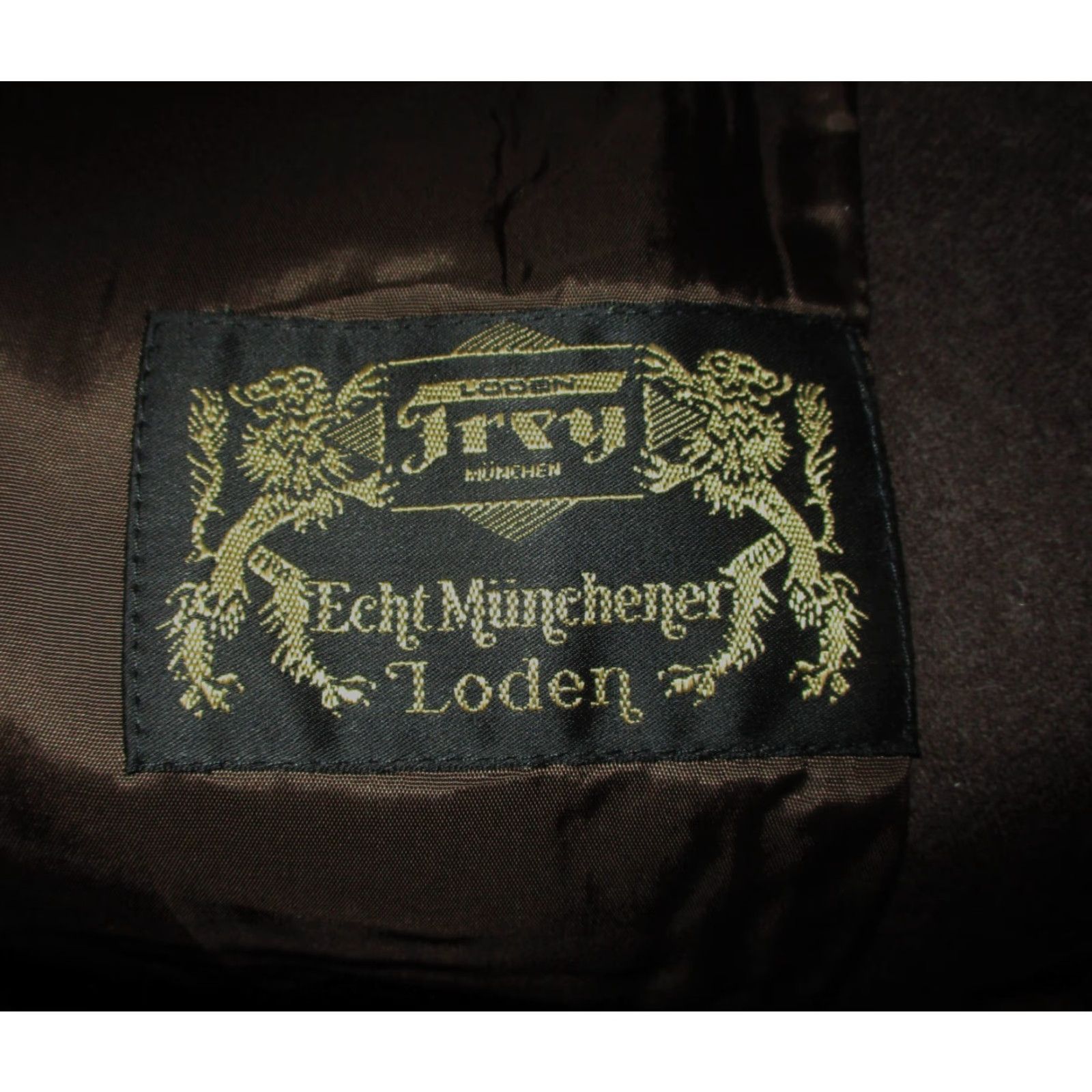 Vintage LODEN "Made in Germany" "Echt Munchener" Brown Wool Jacket Women's Size L/XL Size L / US 10 / IT 46 - 6 Thumbnail