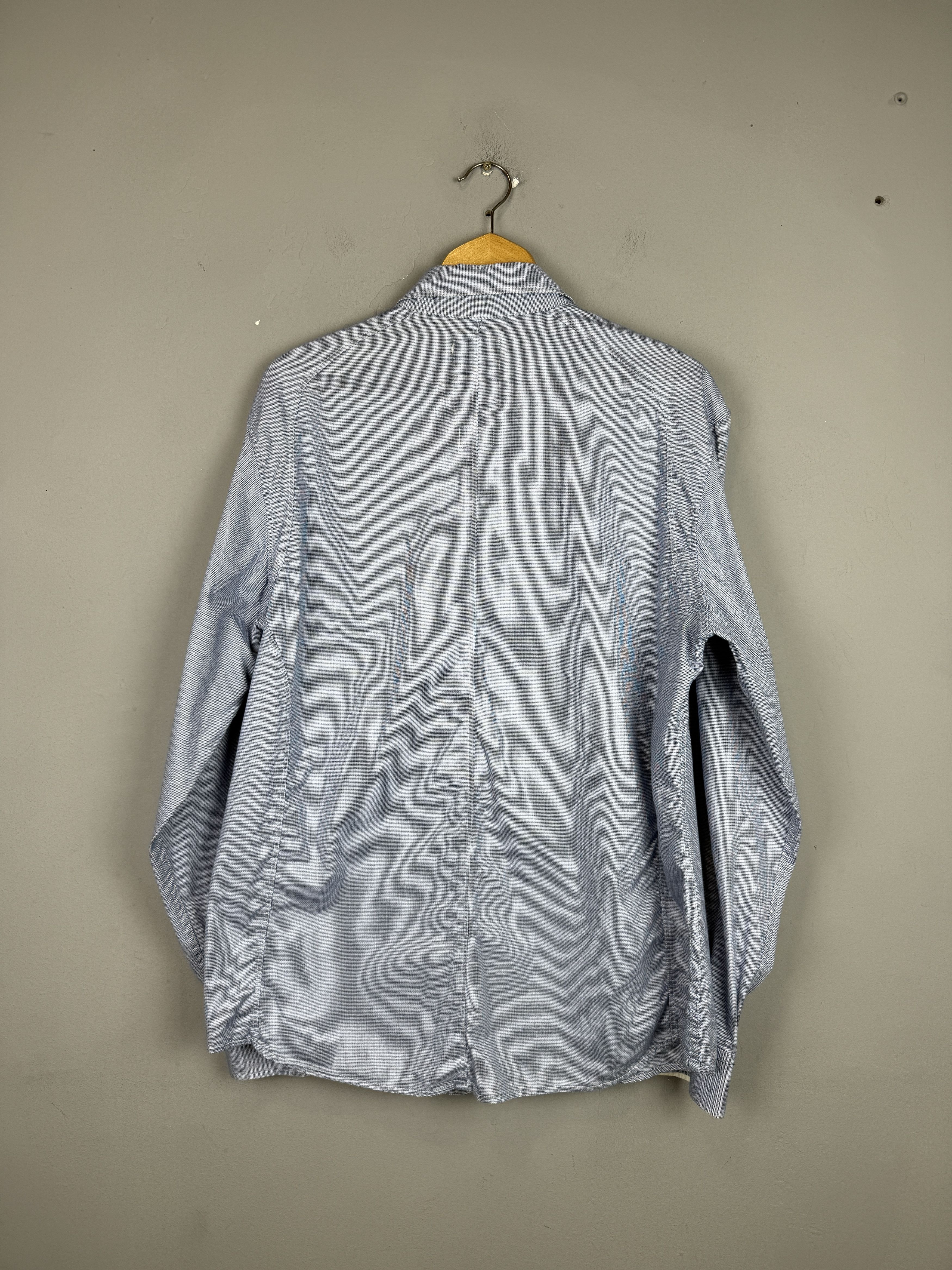 G-Star G-star Raw Shirt RCO Arizona Stockton Blue Check Long Sleeve Size US XXL / EU 58 / 5 - 4 Thumbnail
