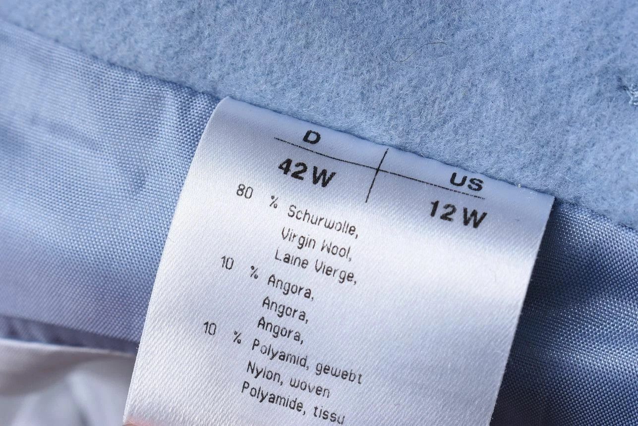 Givenchy Women's Selection de Givenchy Blue Fur Collar Skirt Suit Size M / US 6-8 / IT 42-44 - 12 Thumbnail