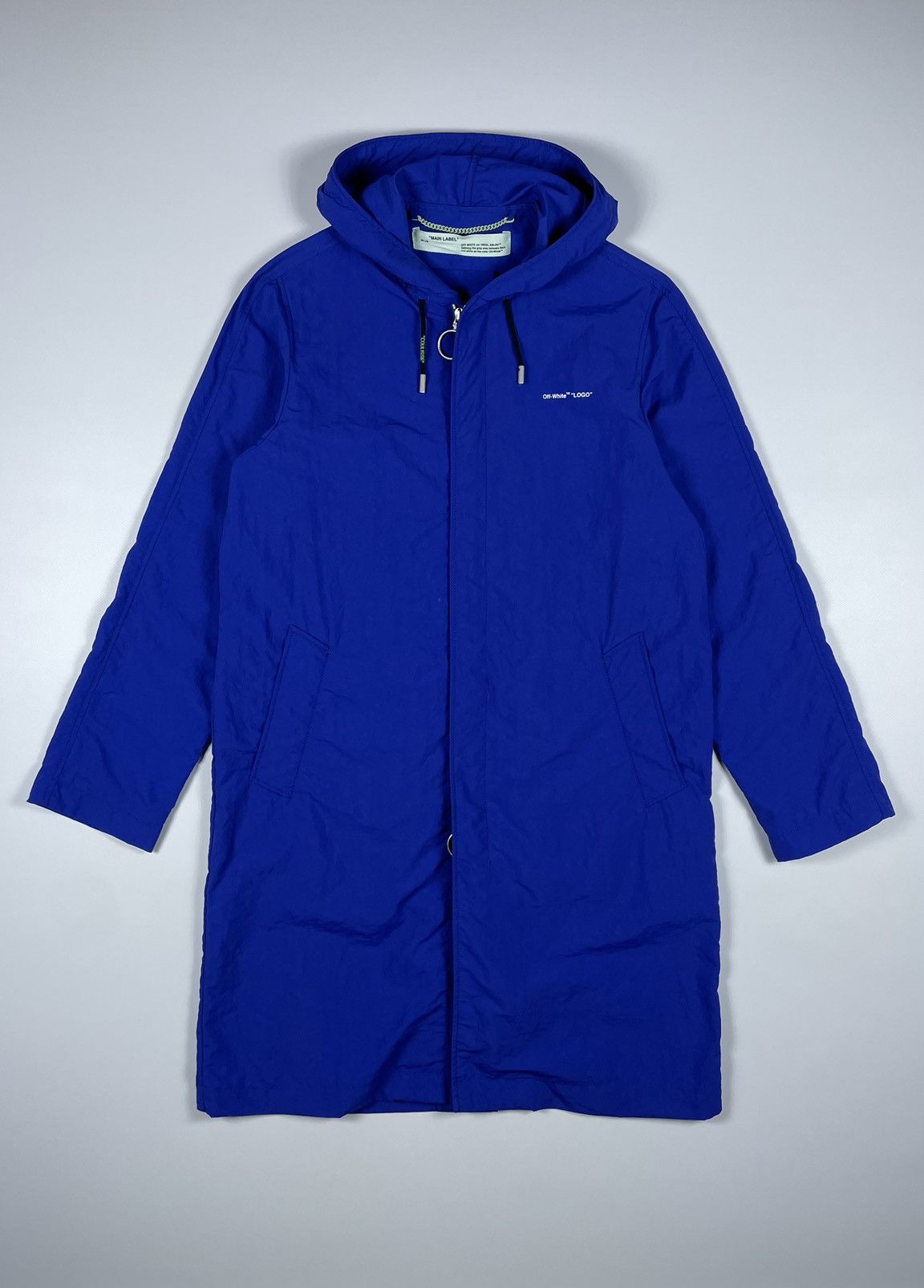 Off-White Off-White Logo Windbreaker Coat Full-length jackets Size US S / EU 44-46 / 1 - 2 Thumbnail