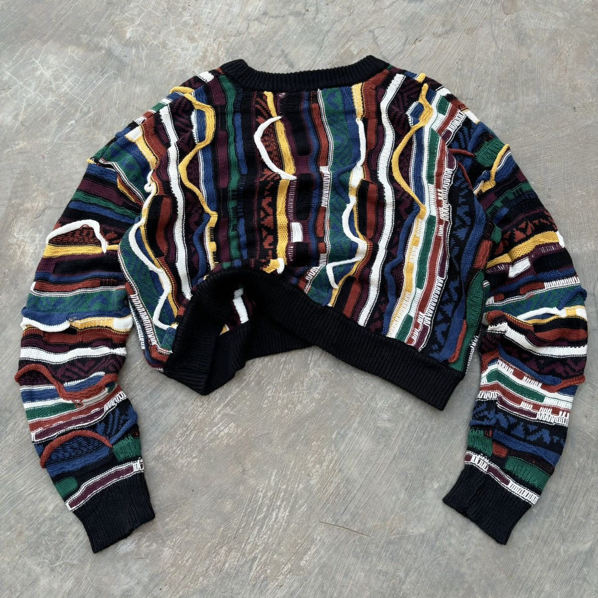 Coogi Crazy Vintage 90s Coogi 3D Knit Sweater Size L / US 10 / IT 46 - 7 Thumbnail