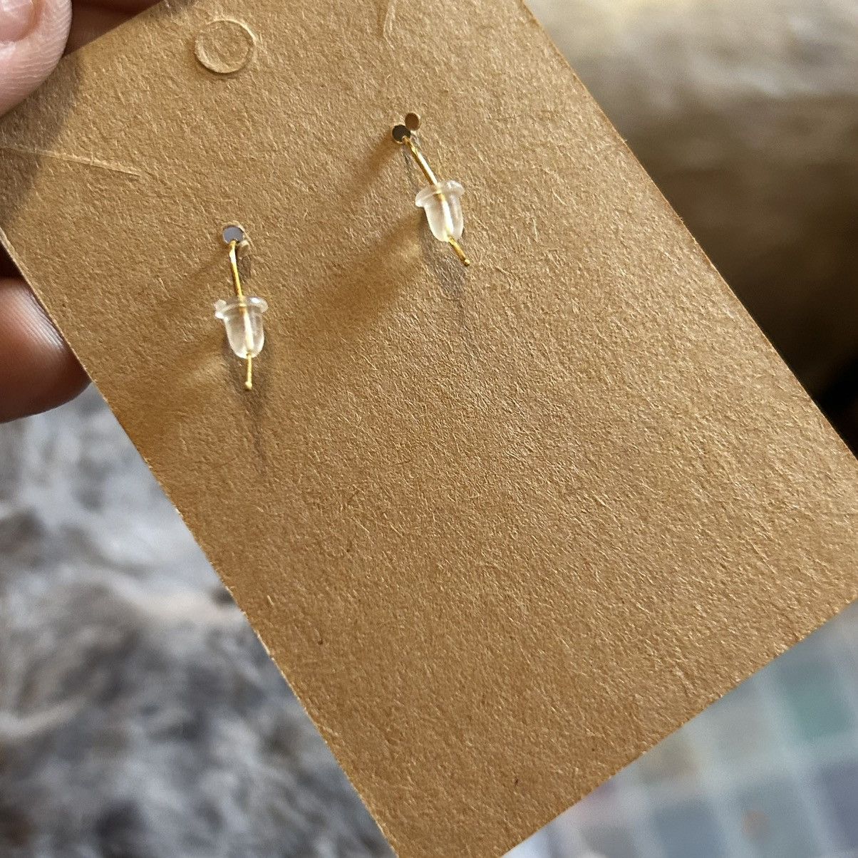 Handmade Handcrafted elegant genuine agate tiger eye earrings Size ONE SIZE - 3 Thumbnail