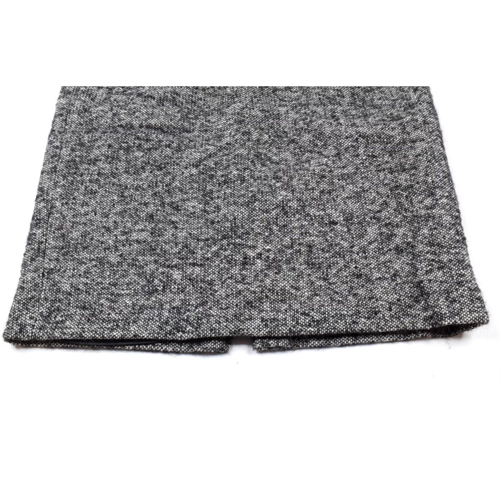 Boden Boden Skirt Womens 10P Black Gray Wool Alpaca A-Line Short Lined Vintage: No Size 32" / US 10 / IT 46 - 3 Thumbnail