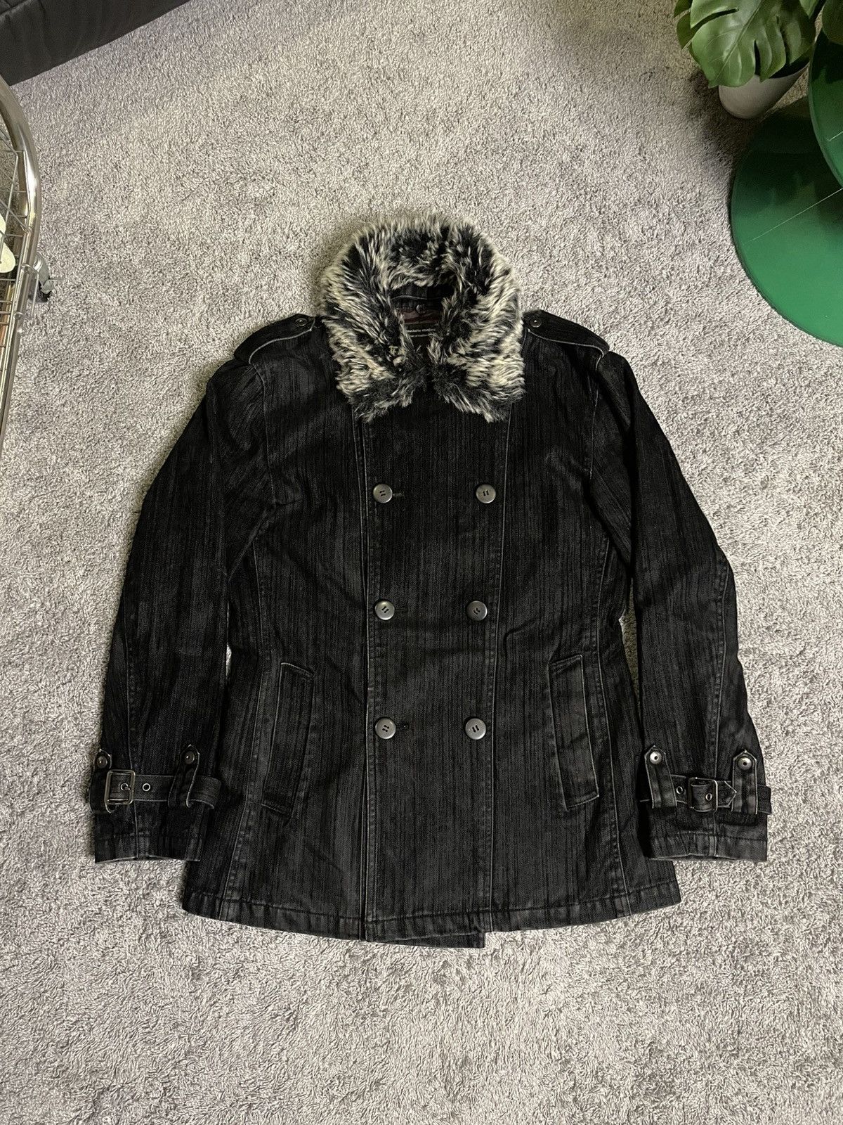 Japanese Brand Napoleon Gothic Bondage Fur Jacket Size US M / EU 48-50 / 2 - 1 Thumbnail