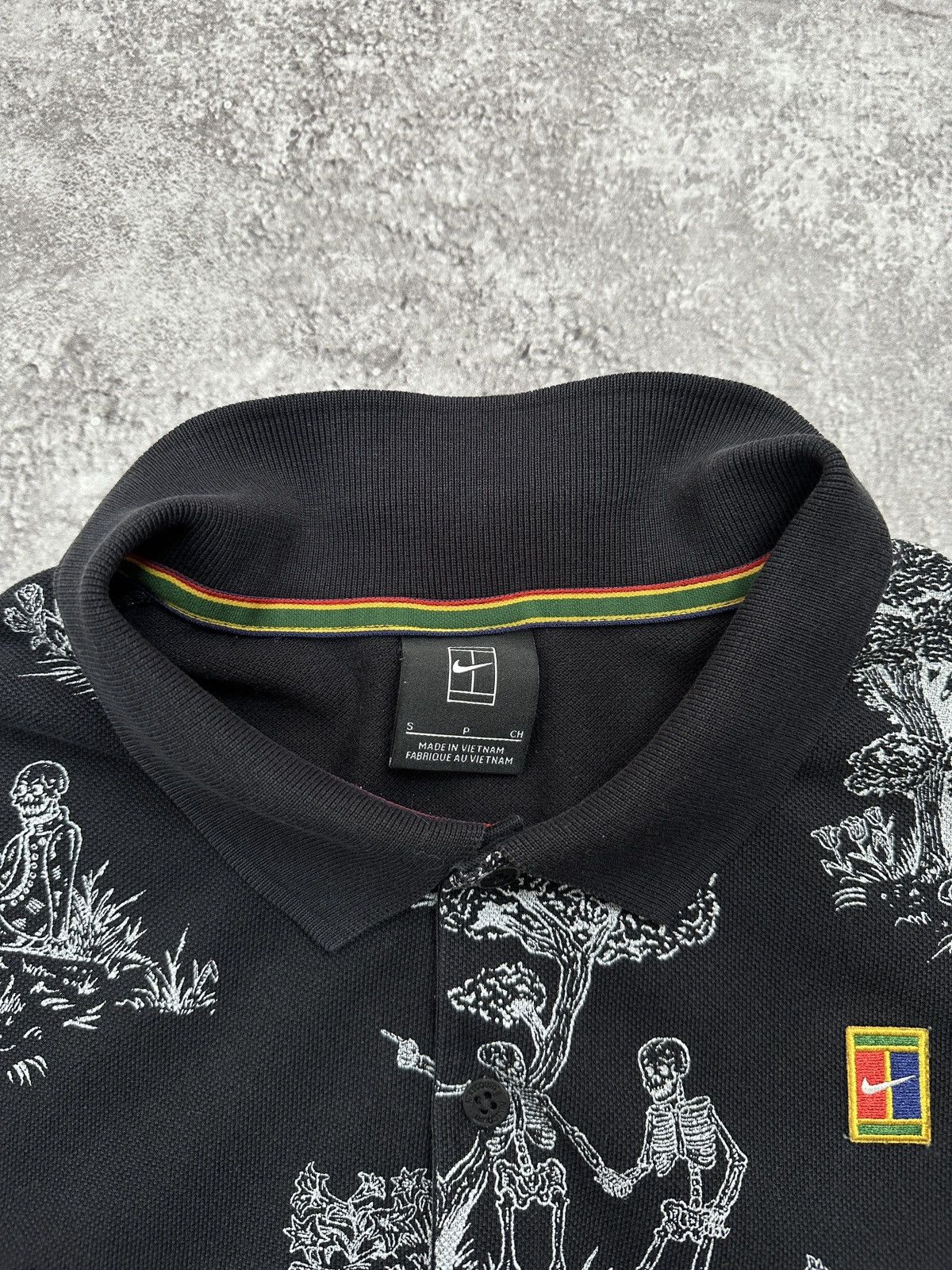 Nike Nike x Andre Agassi Polo T-Shirt Challenge Court Skeleton Size US S / EU 44-46 / 1 - 6 Thumbnail