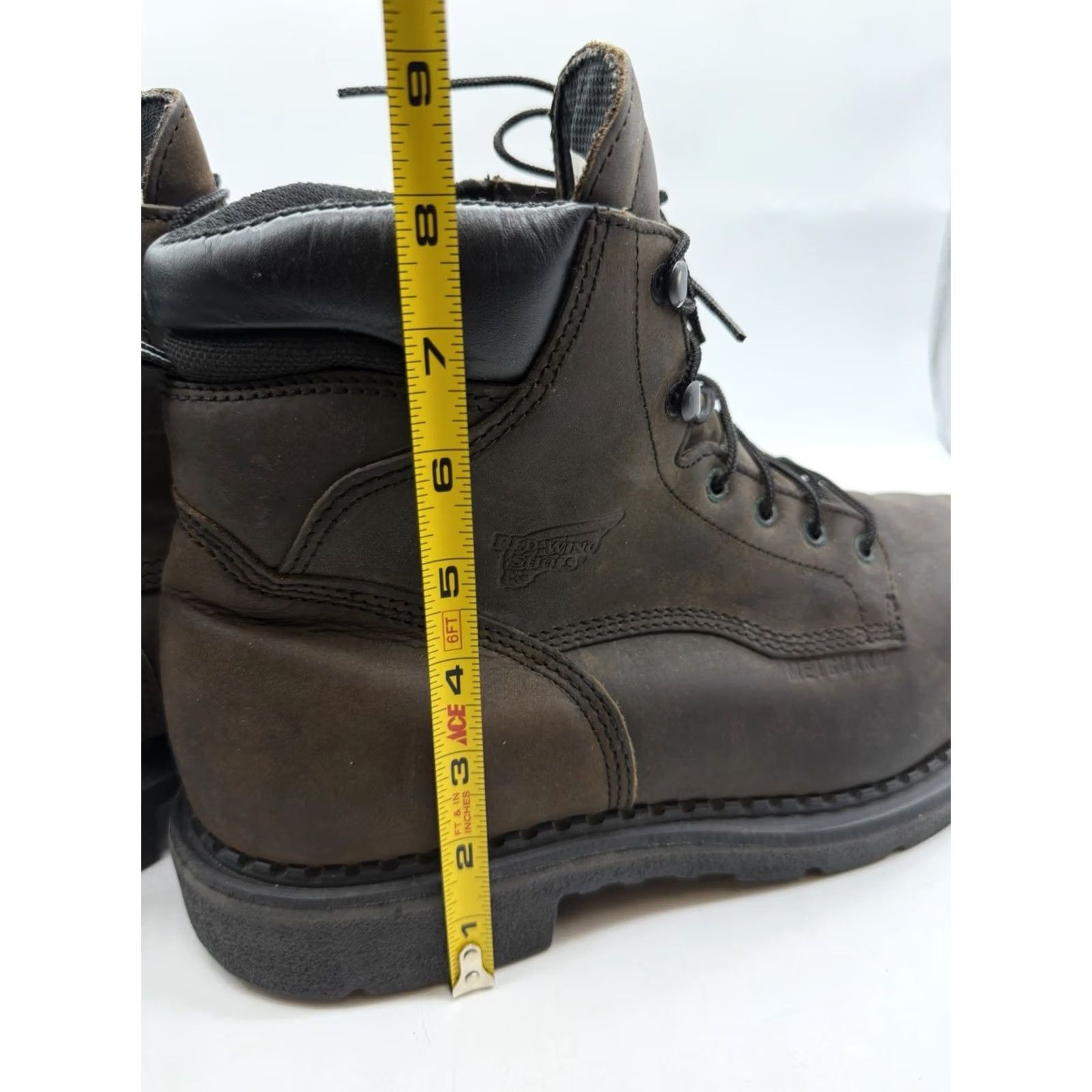 Red Wing Red Wing 4433 Boots Men 13 Brown Waterproof Steel Toe Met Guard Work Supersole Size US 13 / EU 46 - 2 Thumbnail